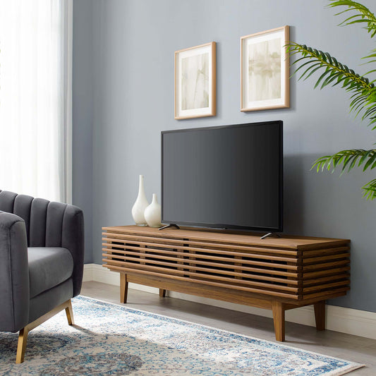 Ventra TV Stand, Medium, Walnut