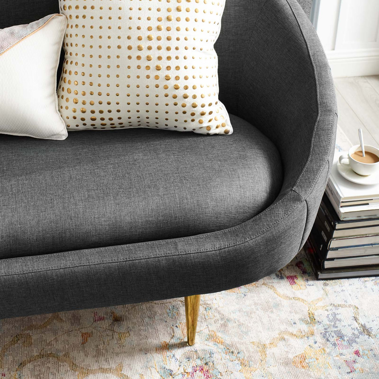 Graviton Fabric Sofa, Gray