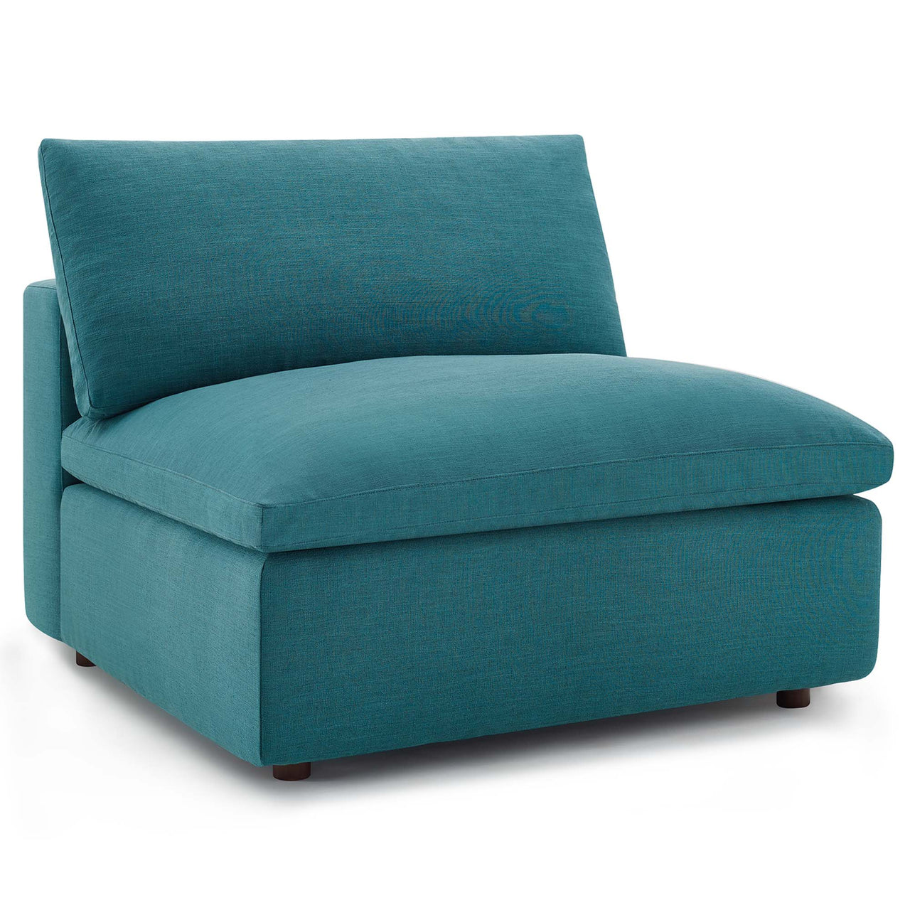 Angelic 6-Piece Cloudblend L-Shaped Corner Sectional, Teal