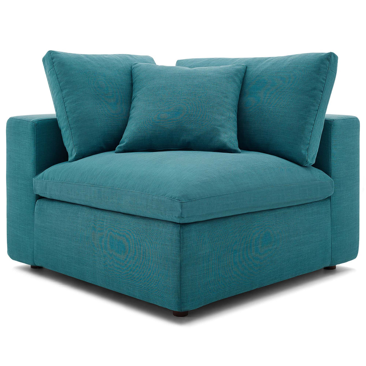 Angelic 6-Piece Cloudblend L-Shaped Corner Sectional, Teal