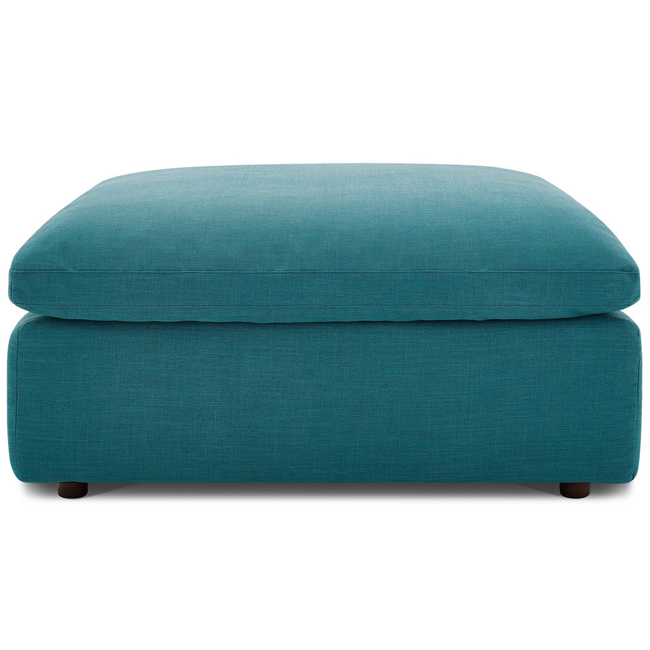 Angelic 7-Piece Cloudblend Corner Sectional w/ Ottoman, Teal