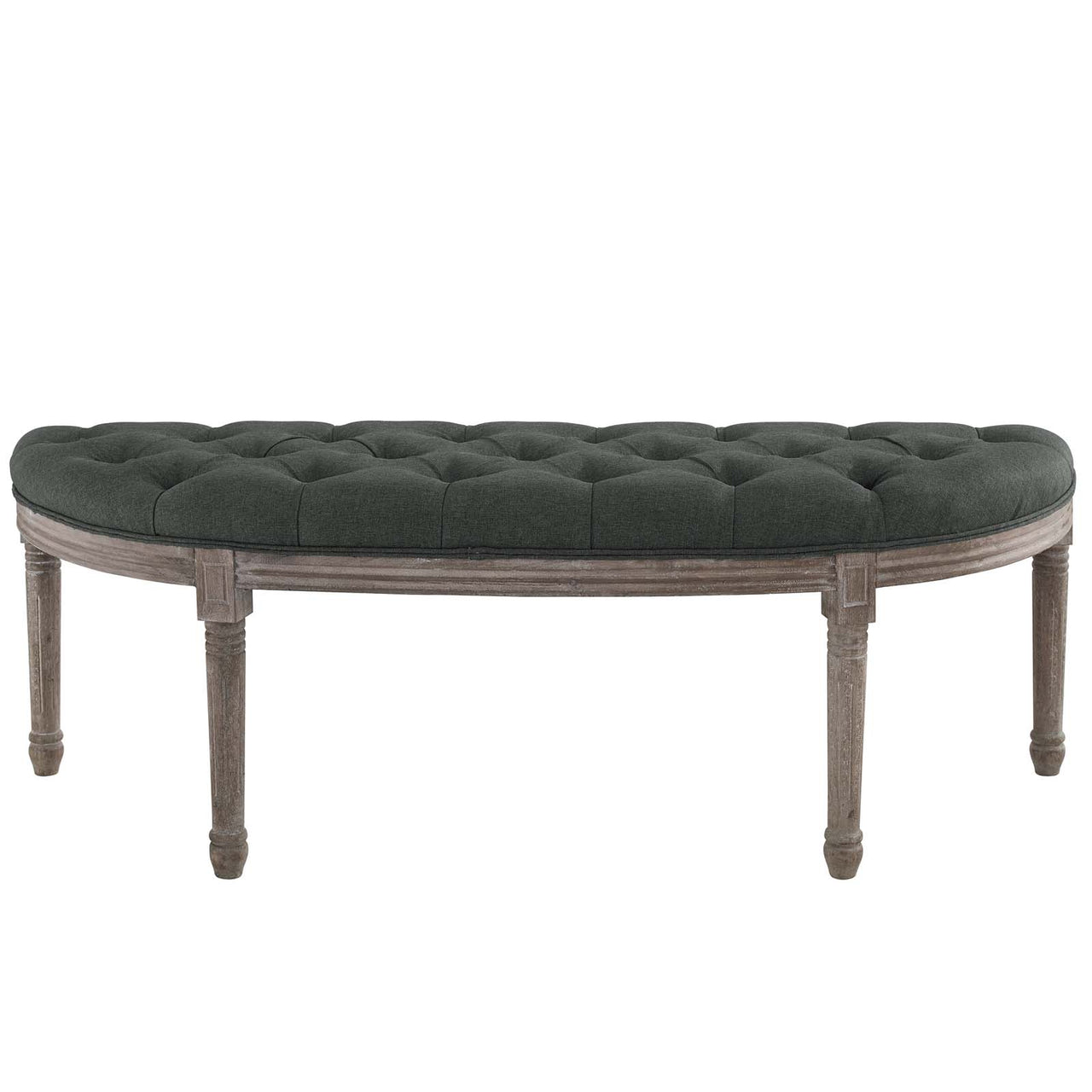 Alave Fabric Bench, Gray
