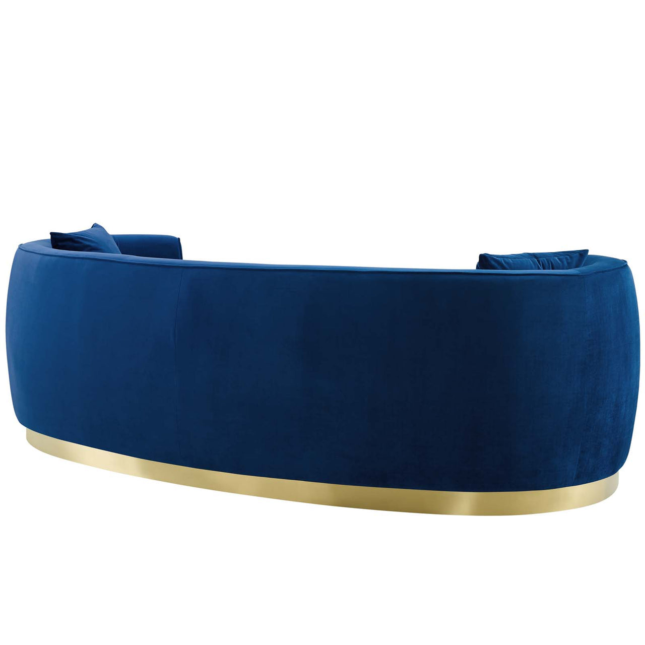 Sylvaraith Velvet Sofa, Navy