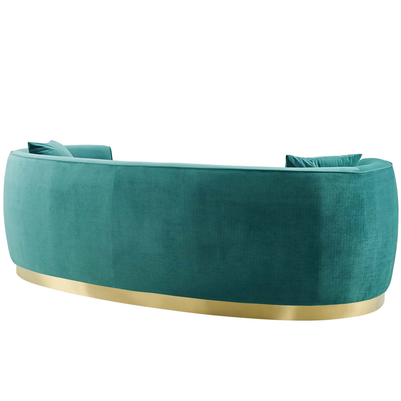 Sylvaraith Velvet Sofa, Teal