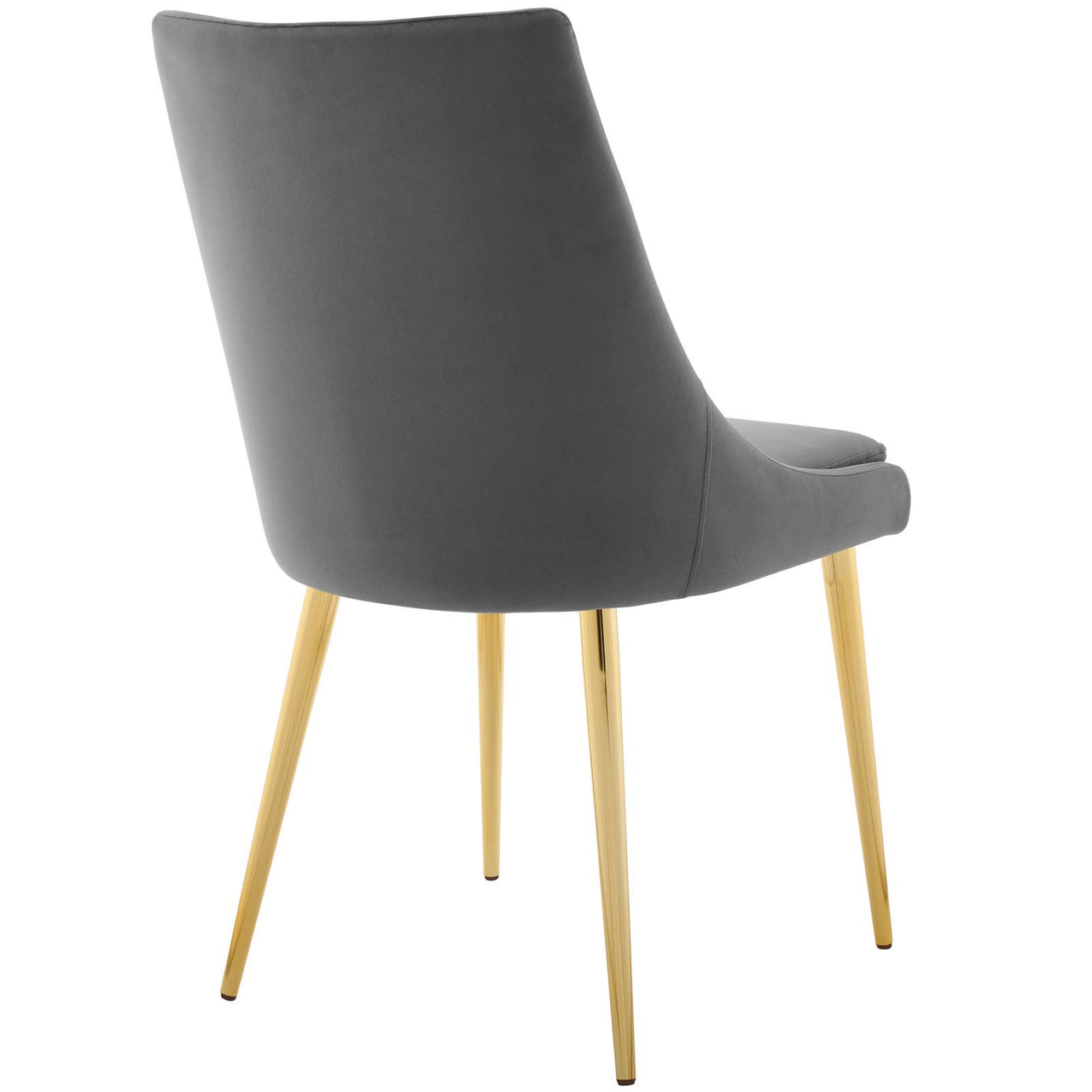 Viremont Velvet Dining Chair, Gray