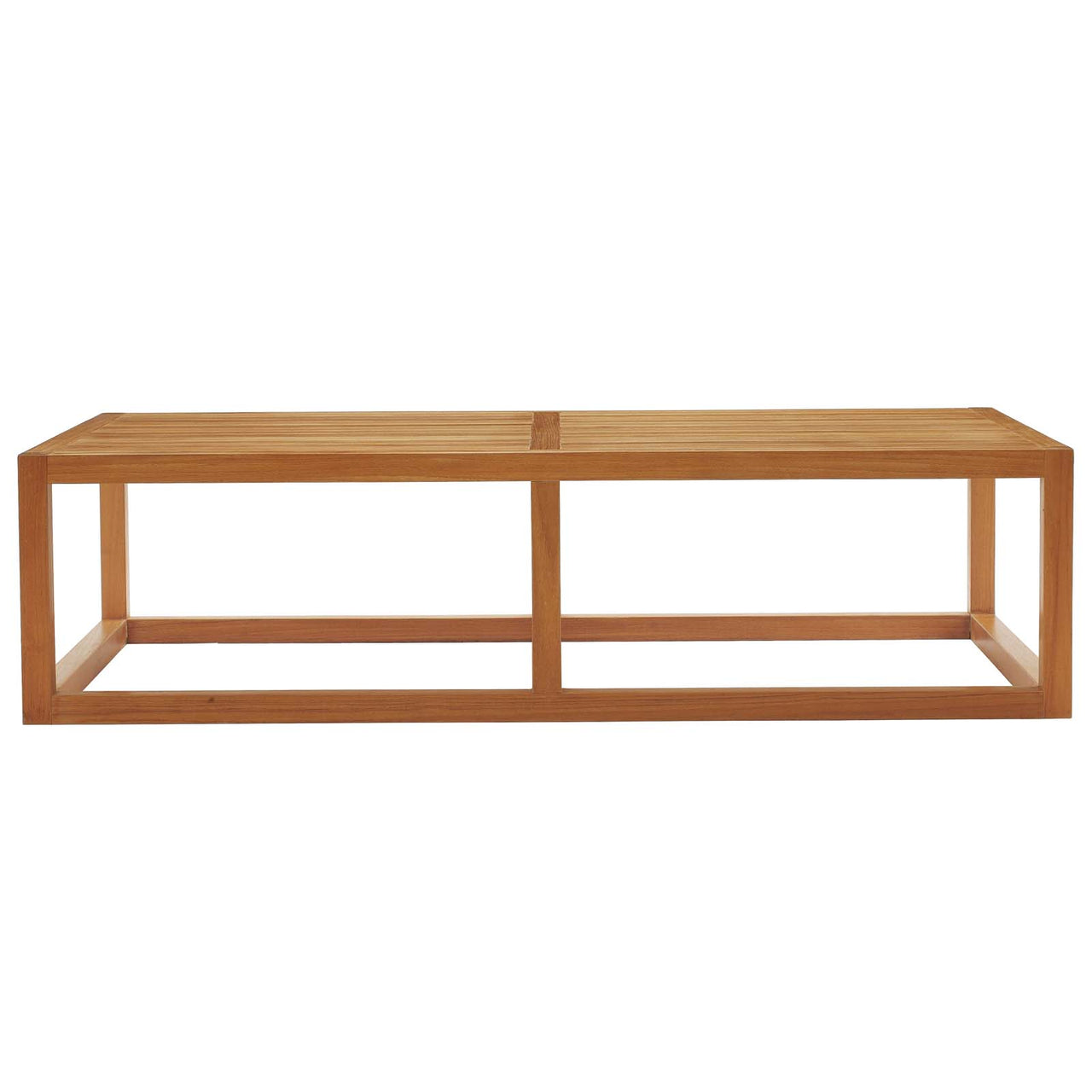 Thalvien Alfresco Teak Coffee Table, Natural Wood