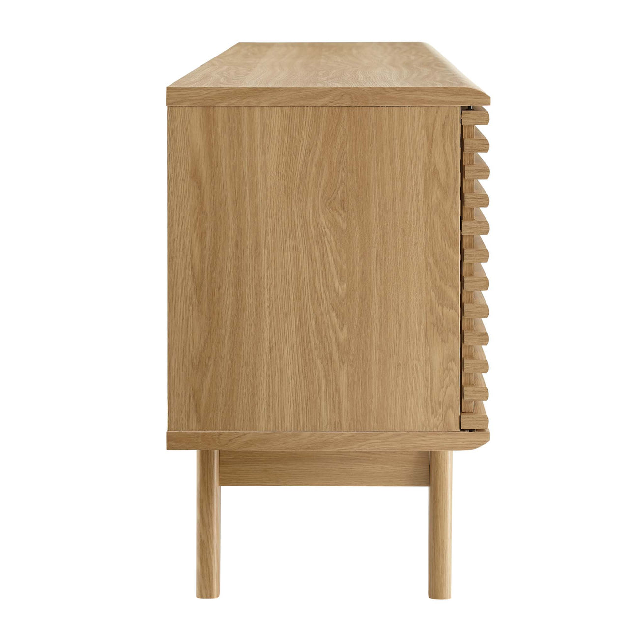 Ventra Tall Entertainment Center, Large, Oak