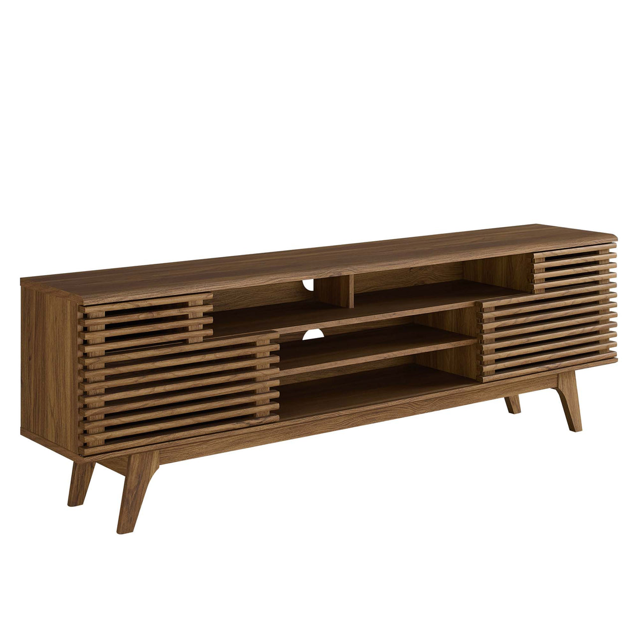 Ventra Tall Entertainment Center, Large, Walnut