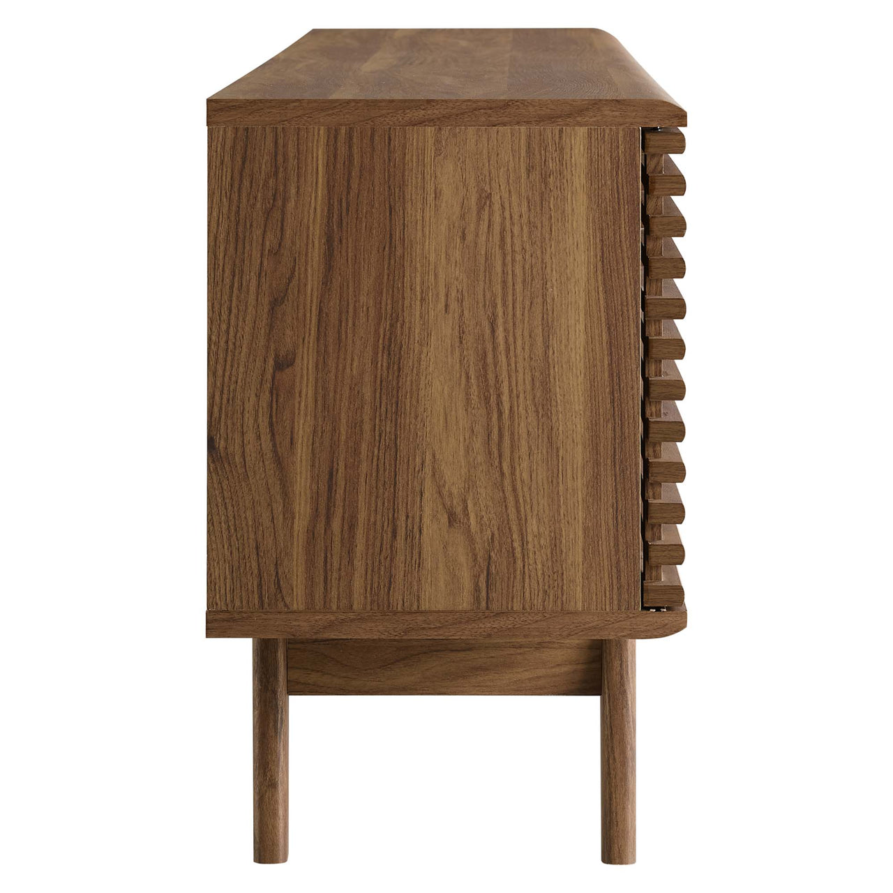 Ventra Tall Entertainment Center, Large, Walnut