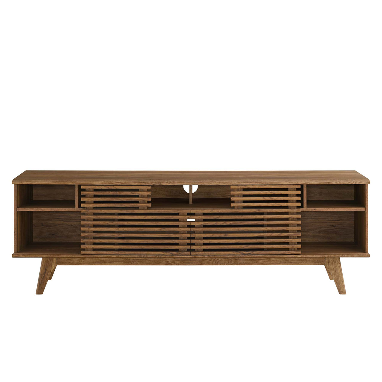 Ventra Tall Entertainment Center, Large, Walnut