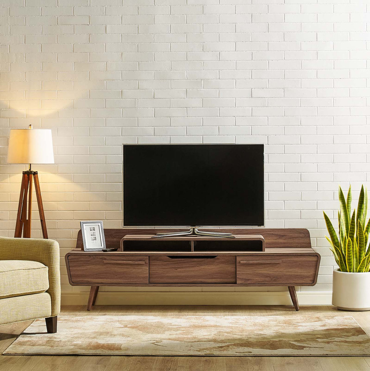 Launch TV Stand, Walnut