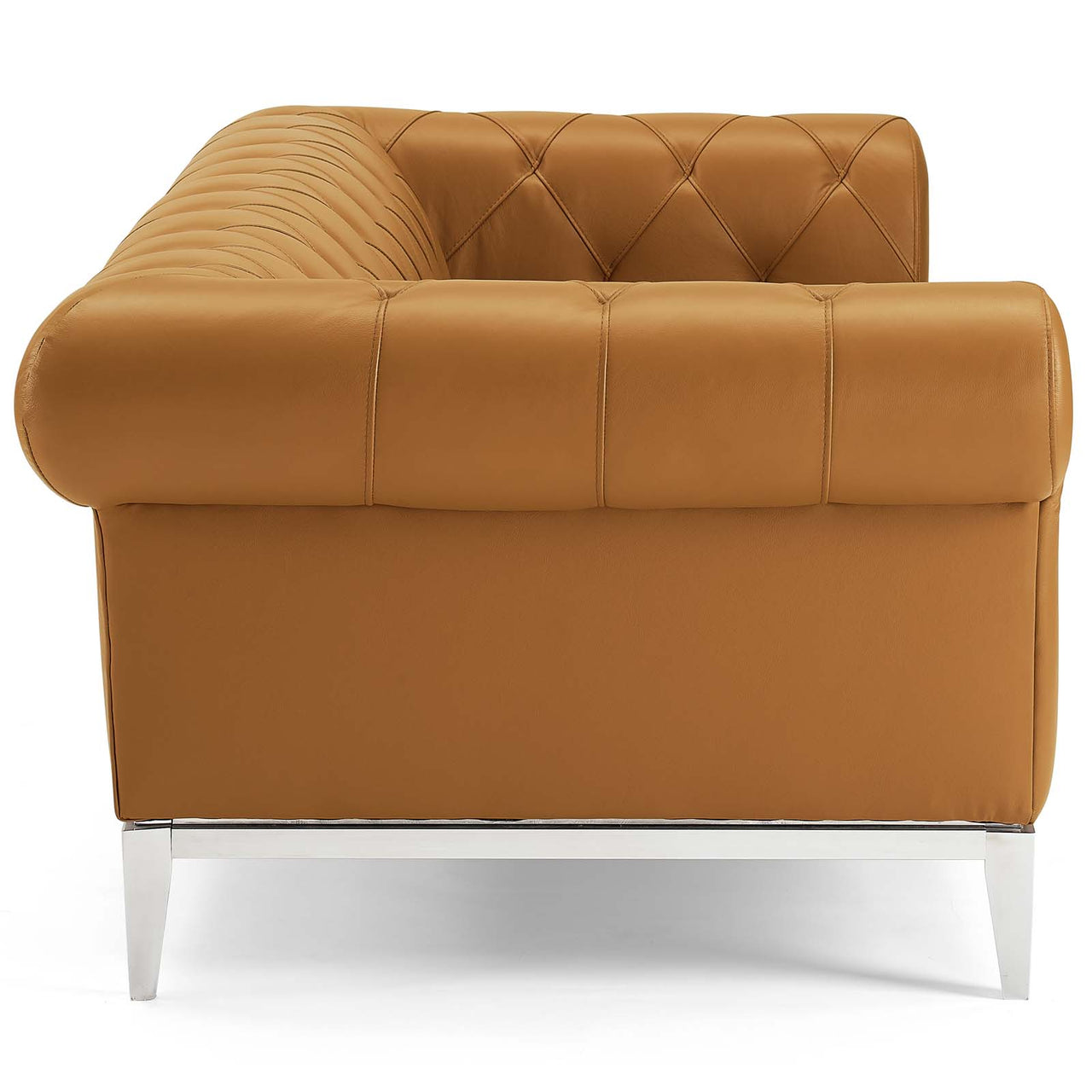 Luxerio Leather Sofa, Tan