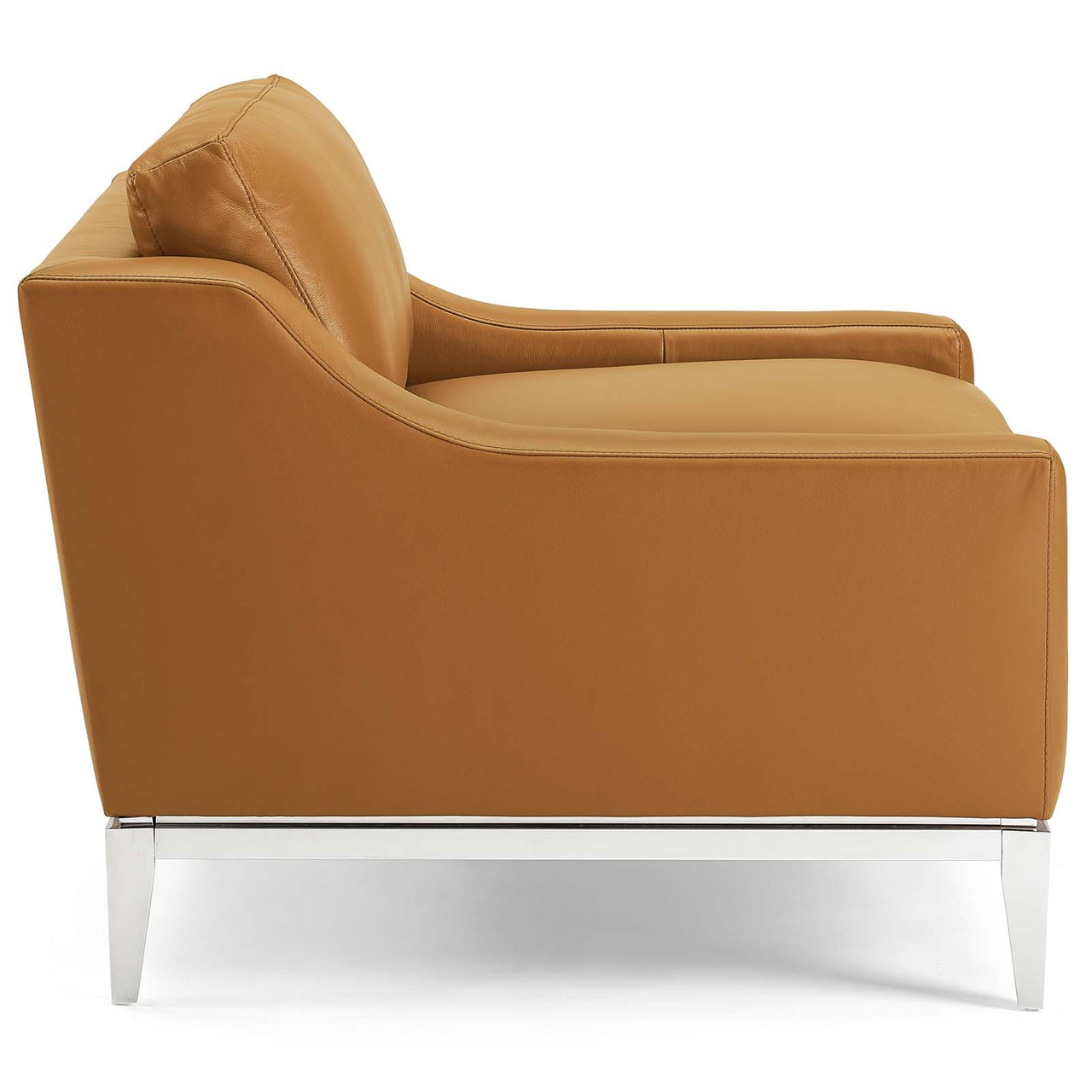 Strathor Leather Armchair, Tan