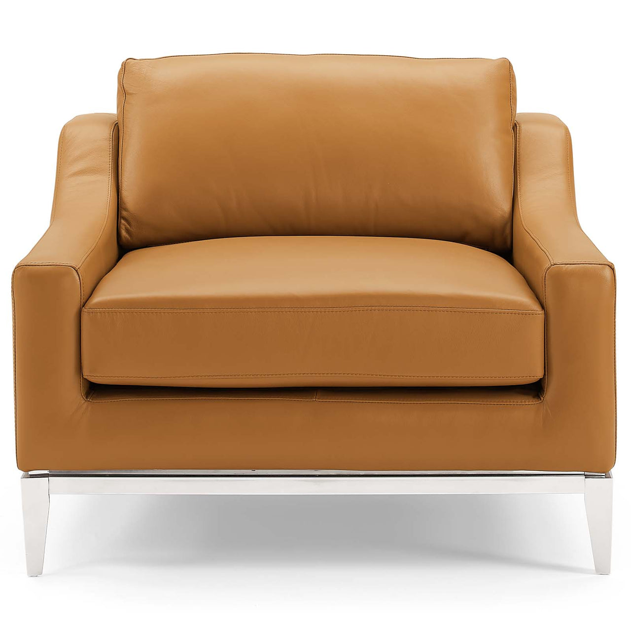 Strathor Leather Armchair, Tan