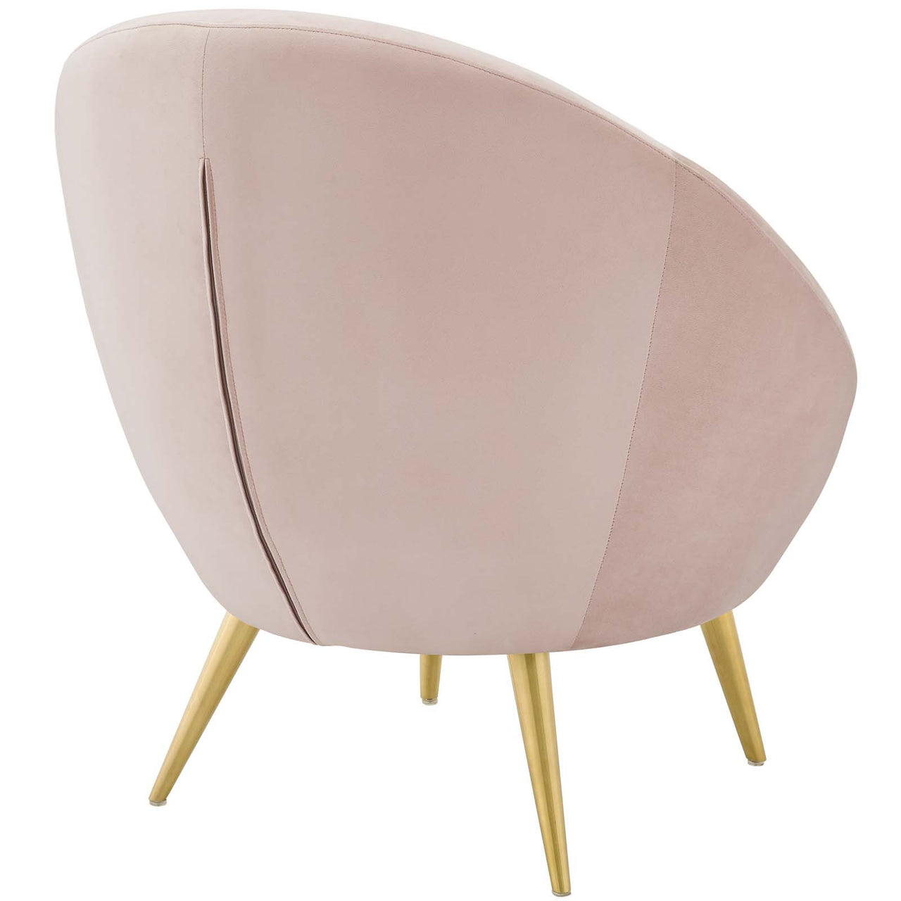 Silenna Velvet Accent Chair, Pink