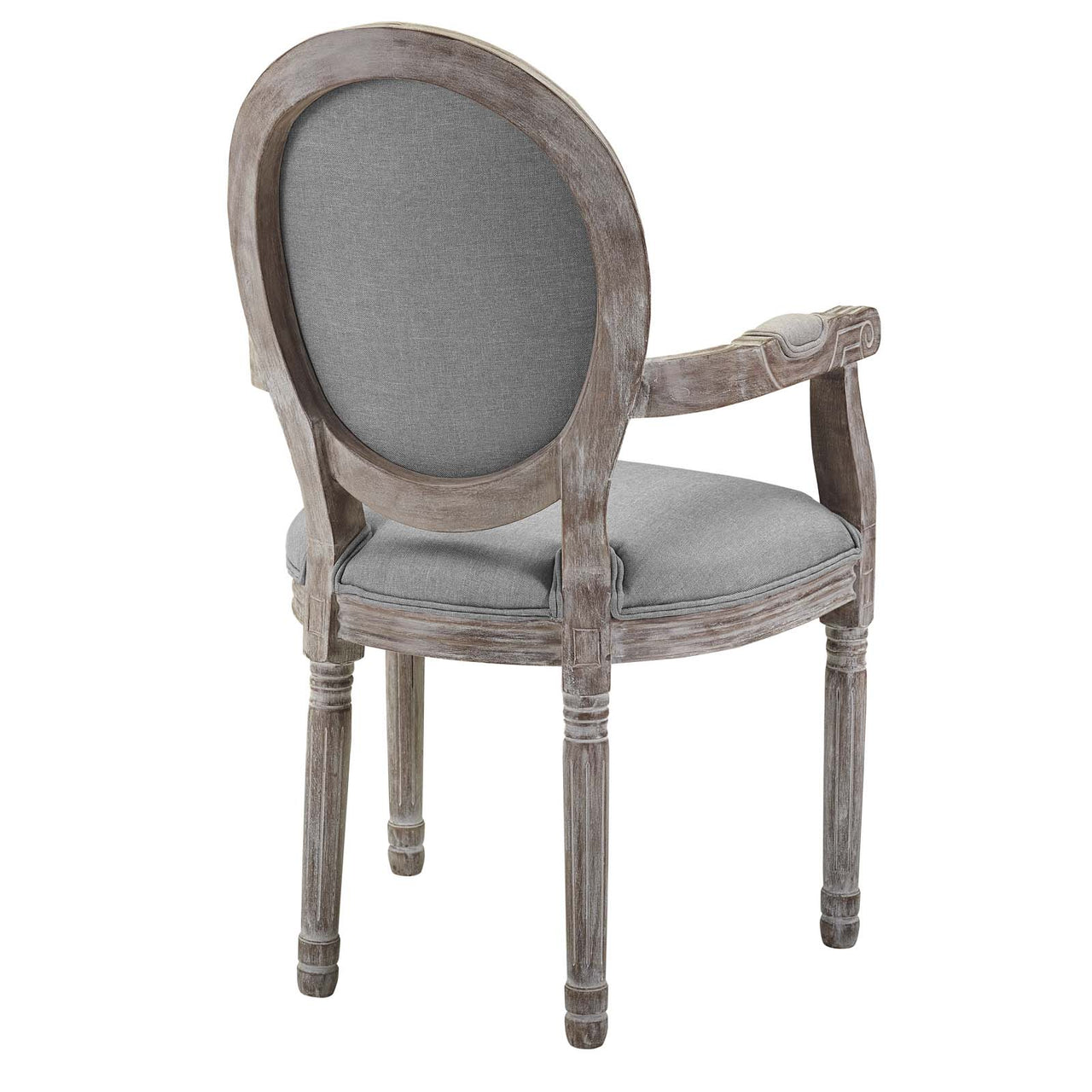 Savelle Fabric Dining Chair Set of 2, Light Gray