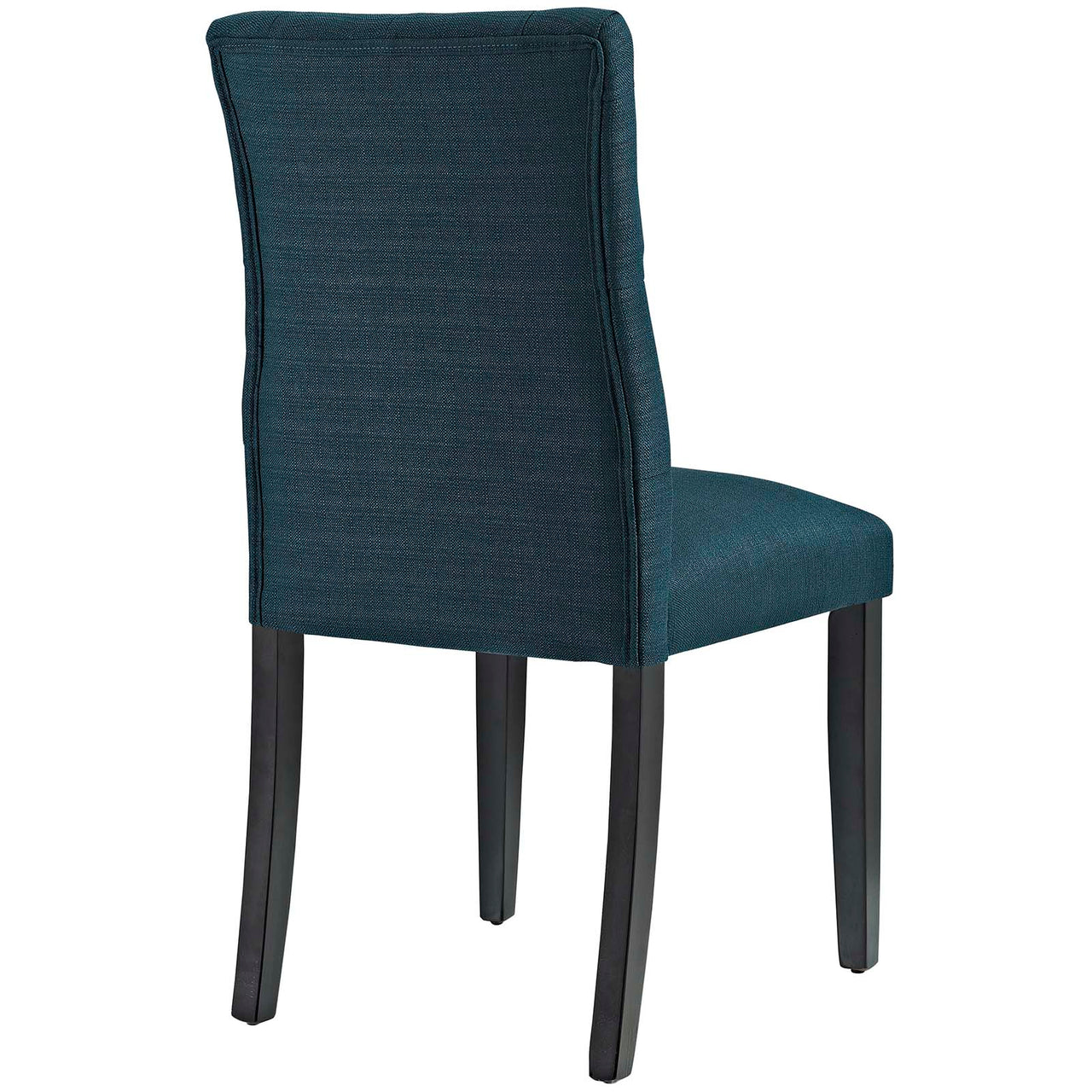 Heiress Upholstered Fabric Dining Chair Set of 2, Azure