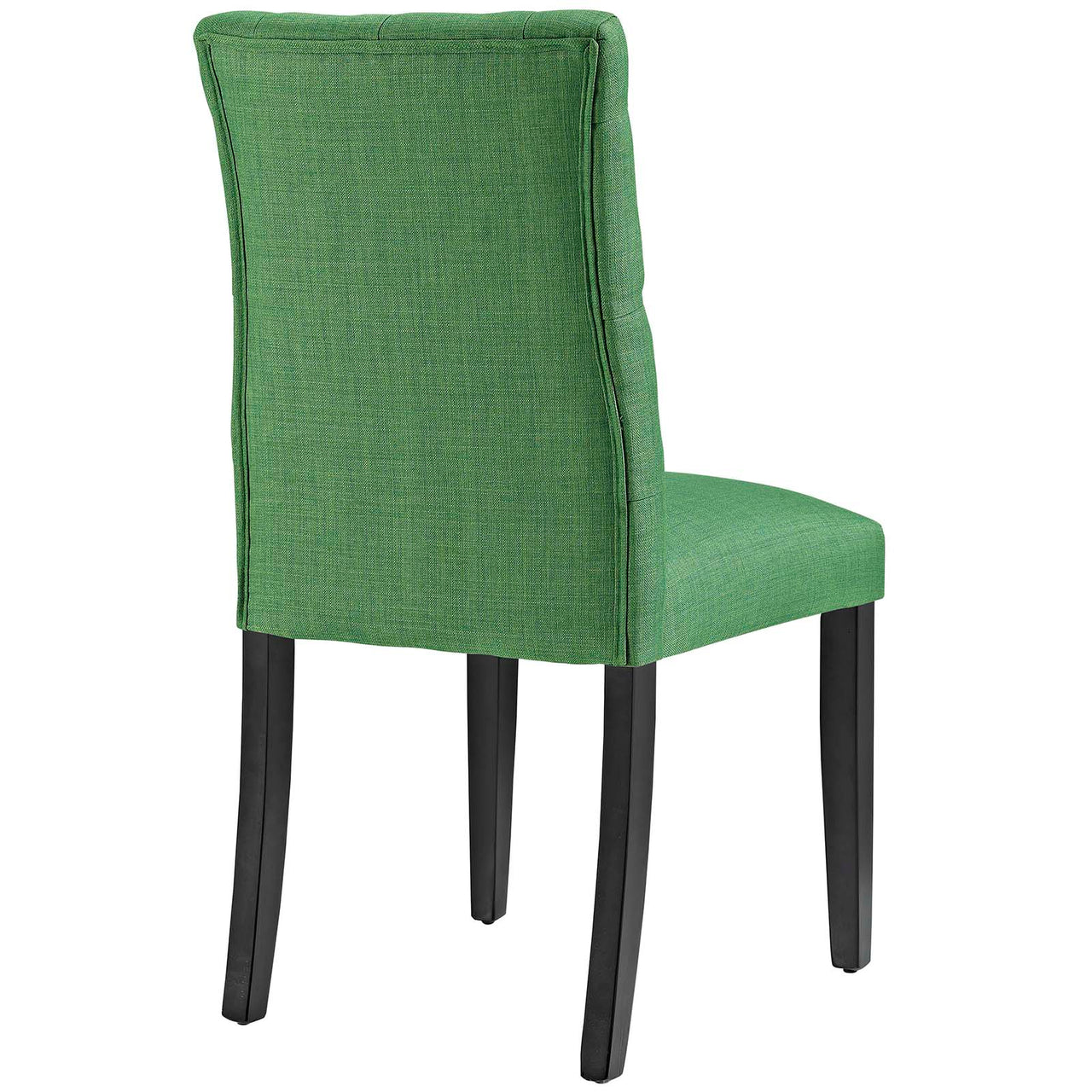 Heiress Upholstered Fabric Dining Chair Set of 2, Green