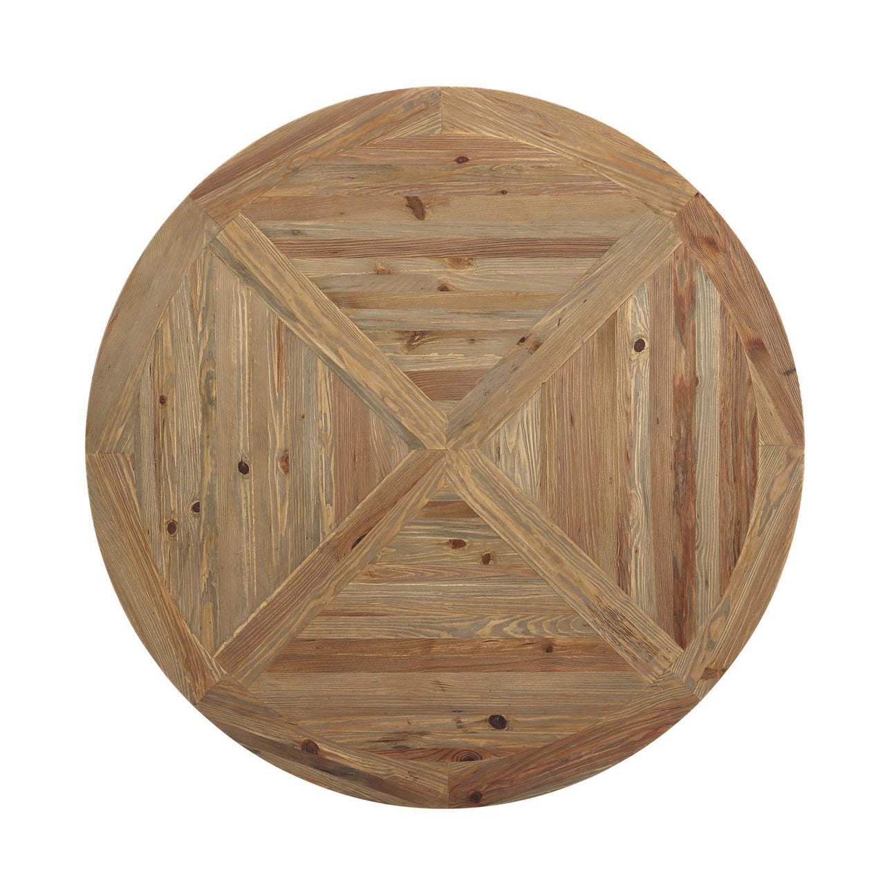 Allison Round Dining Table, Medium, Brown