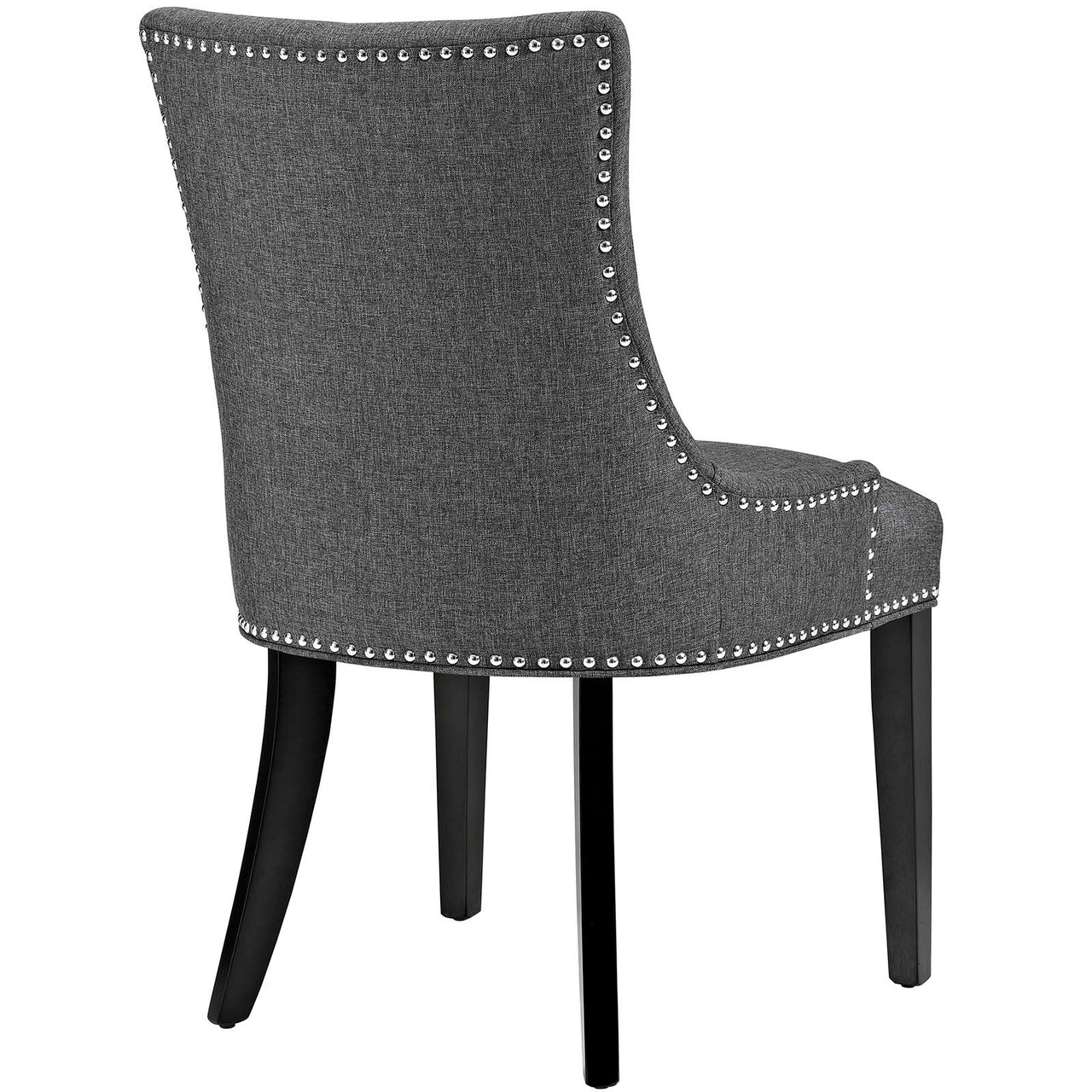Marvelle Upholstered Dining Chair Set of 4, Gray