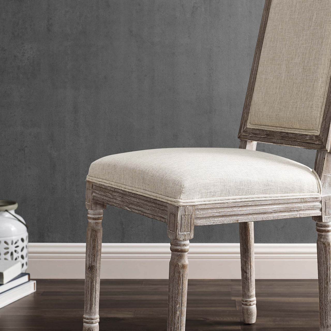 Corton Upholstered Side Chair Set of 2, Beige