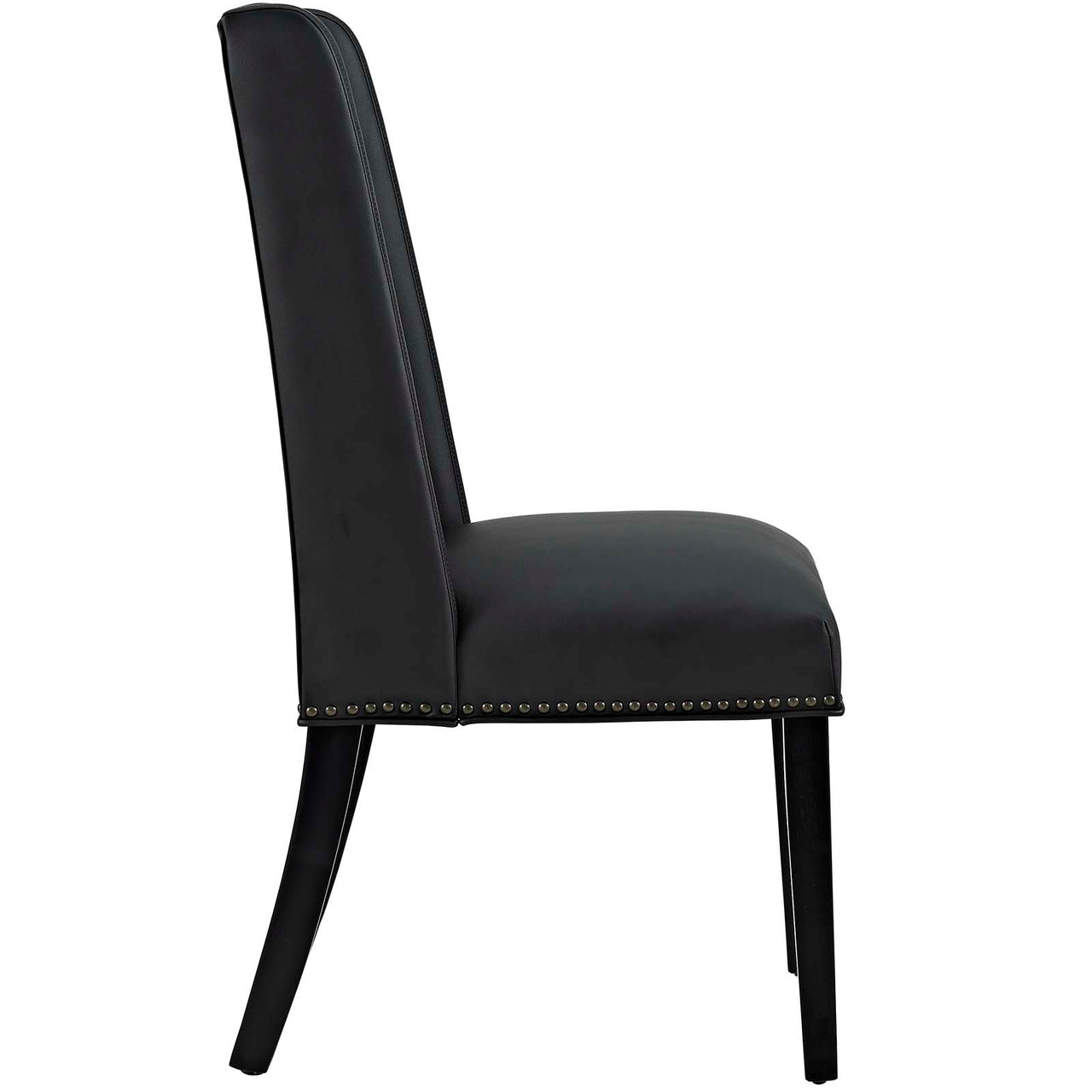 Bellare Eco-Leather Dining Chair Set of 4, Black