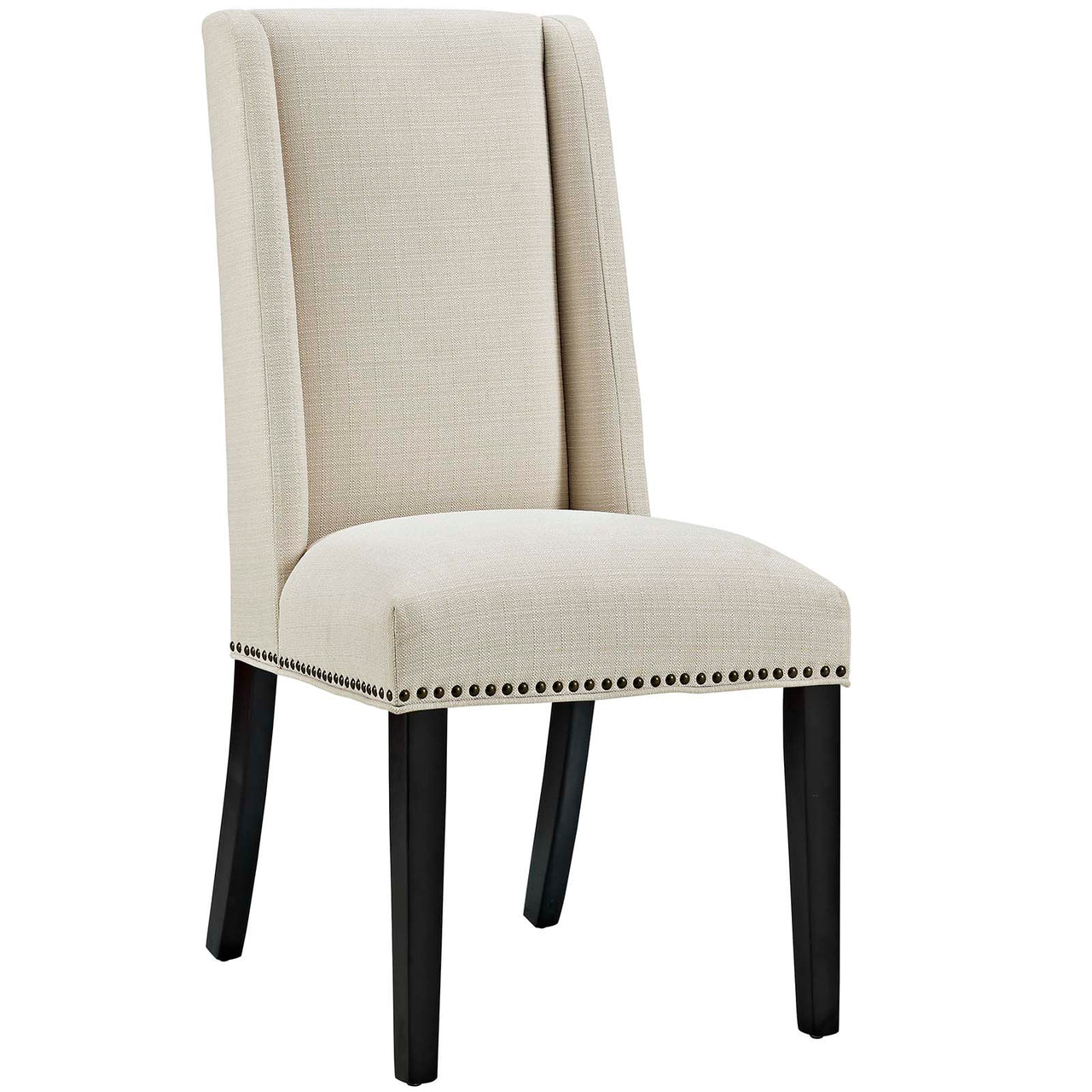 Bellare Fabric Dining Chair Set of 4, Beige