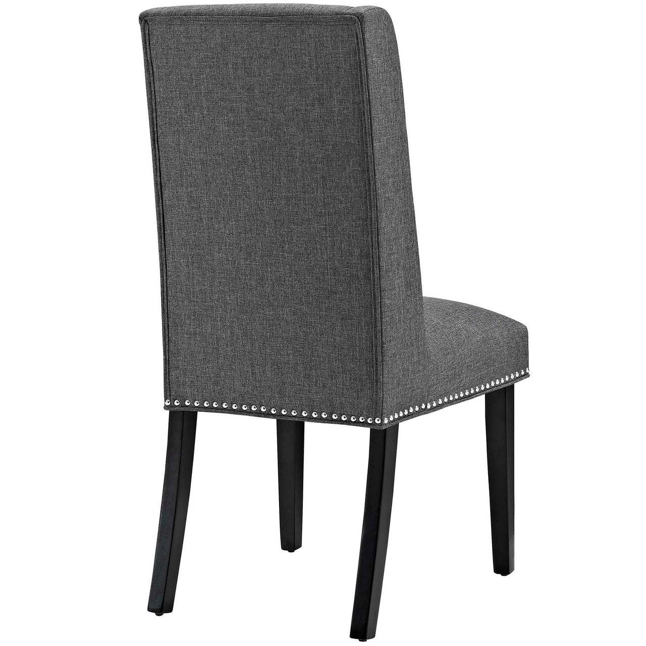 Bellare Fabric Dining Chair Set of 4, Gray