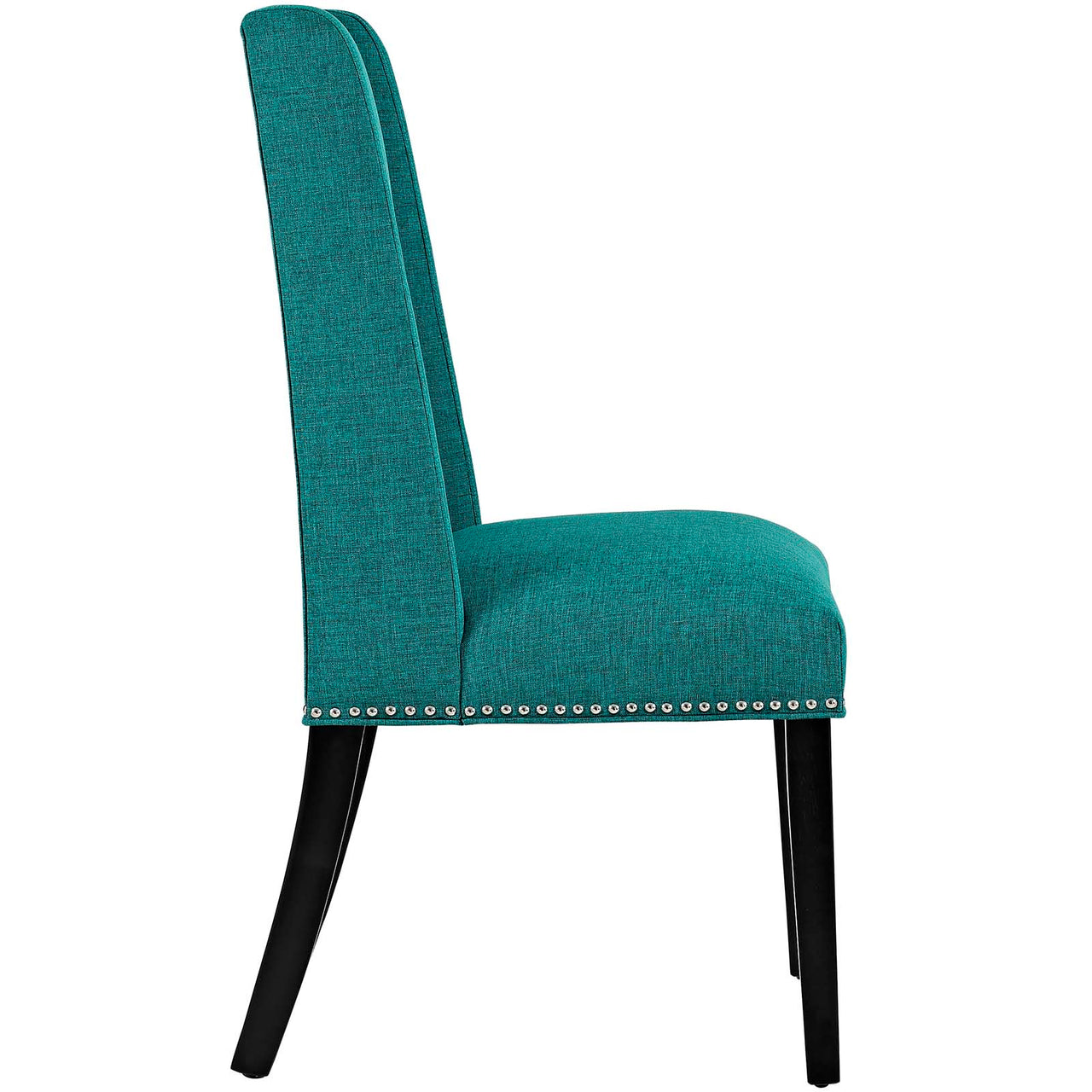 Bellare Fabric Dining Chair Set of 4, Teal