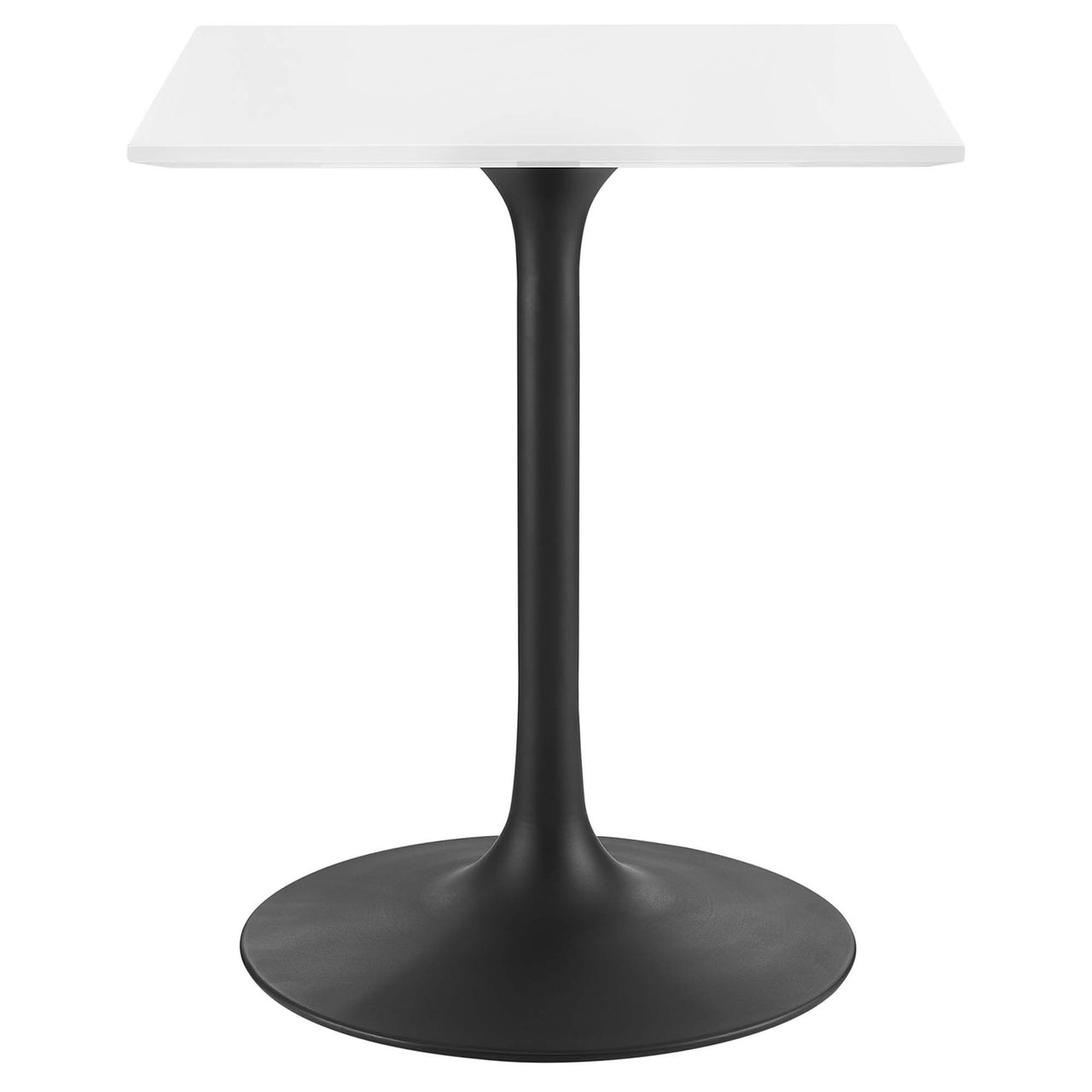 Ensemble Square Dining Table, Extra Small, Black & White