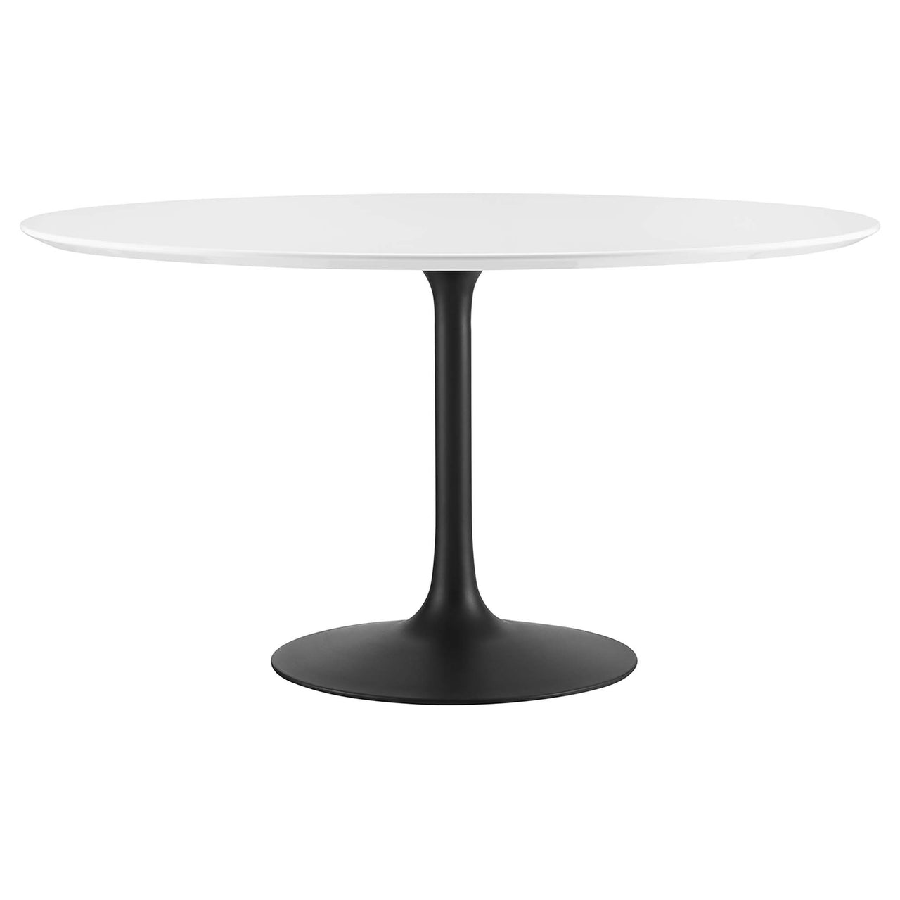 Ensemble Round Dining Table, Extra Large, Black & White