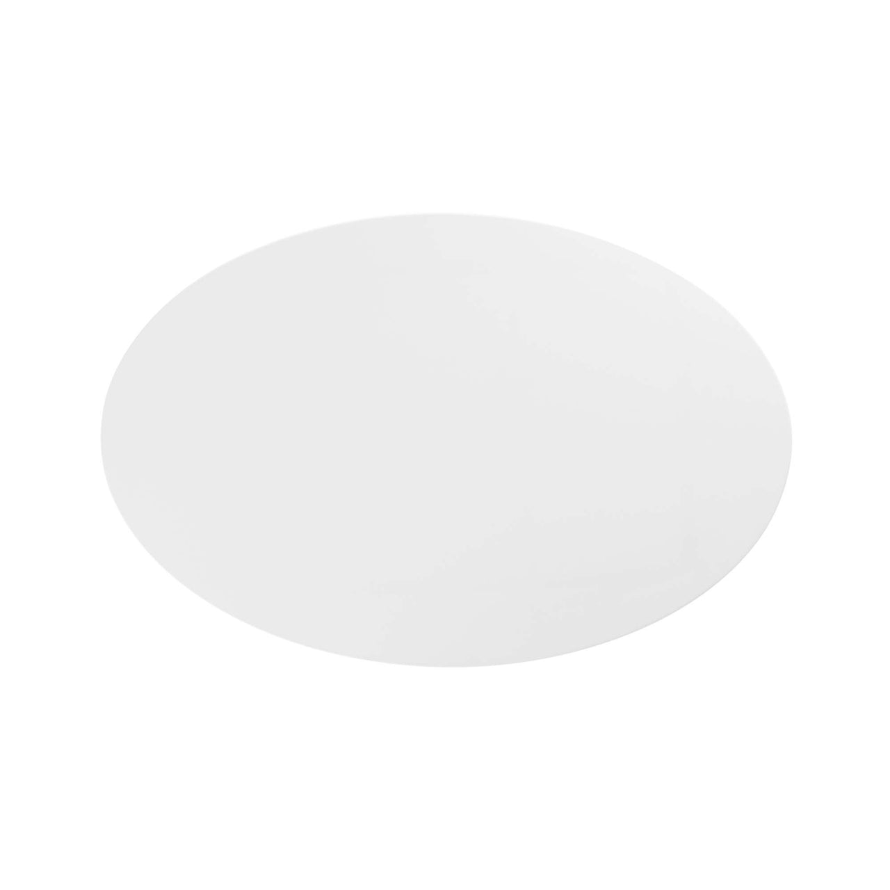 Ensemble Oval Coffee Table, Small, Black & White