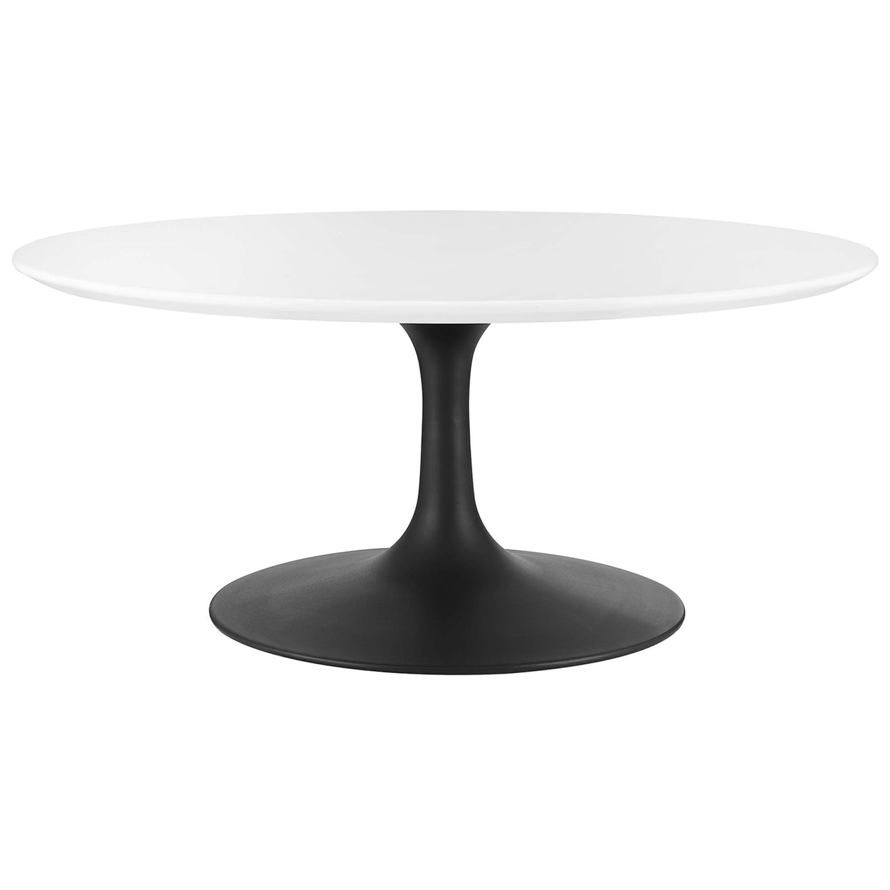 Ensemble Round Coffee Table, Medium, Black & White