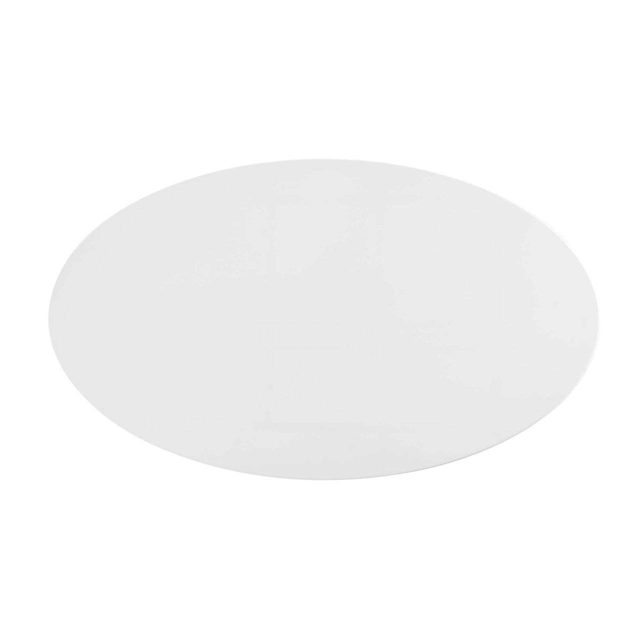 Ensemble Oval Coffee Table, Medium, Black & White