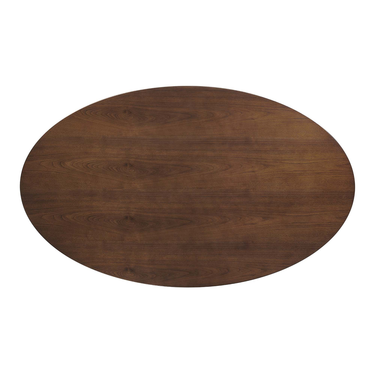 Ensemble Oval Dining Table, Extra Large, Black & Walnut