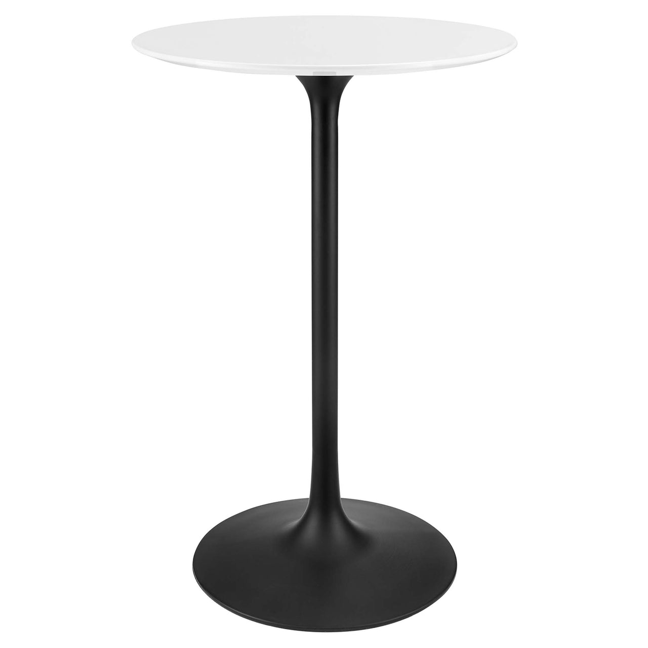 Ensemble Round Bar Table, Black & White