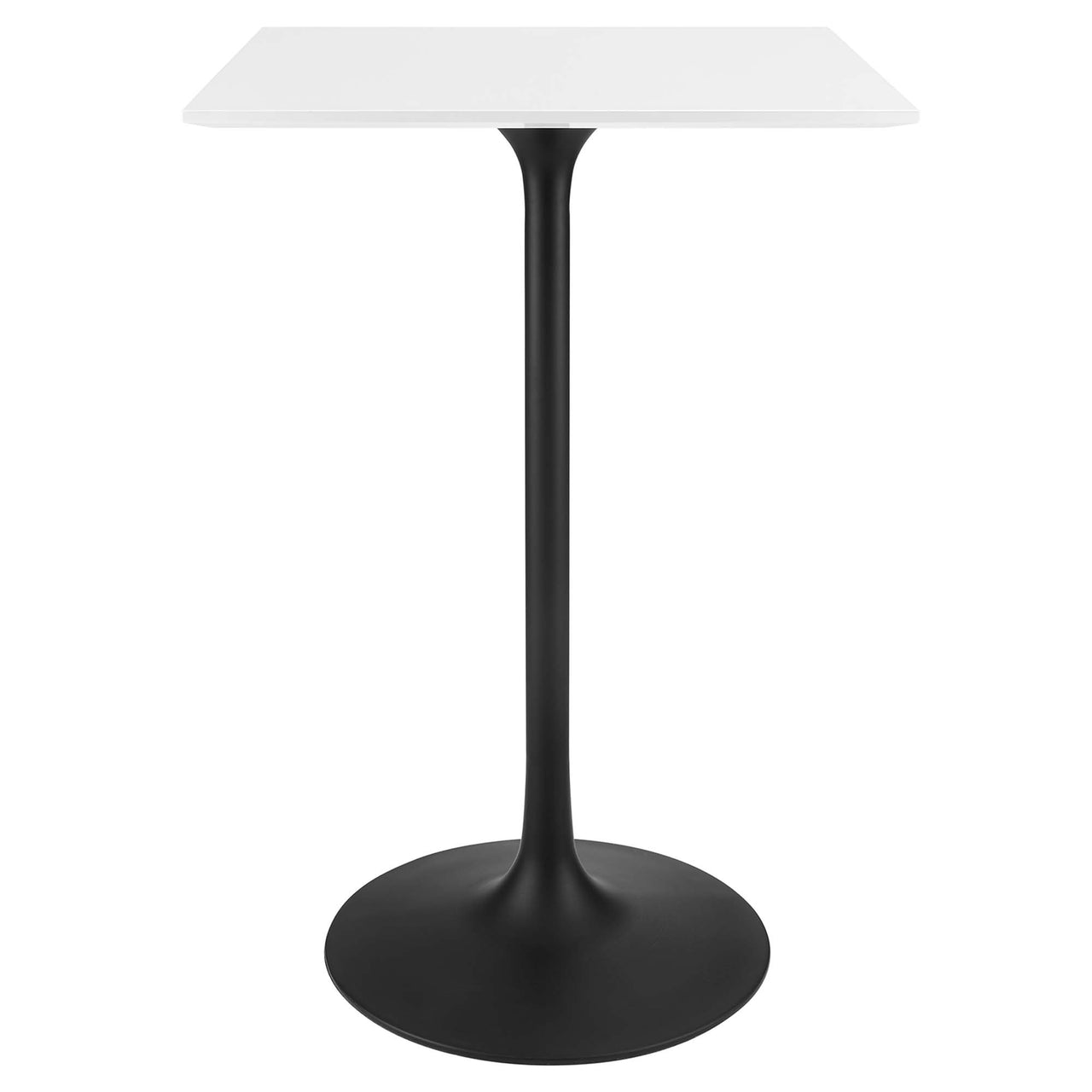 Ensemble Square Bar Table, Black & White