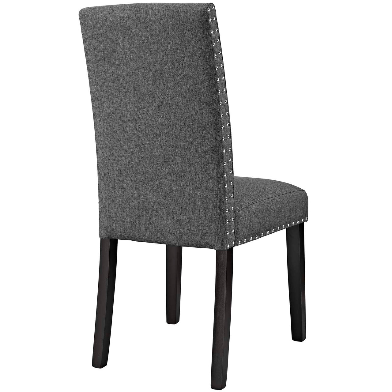 Minimalista Fabric Dining Chair Set of 2, Gray