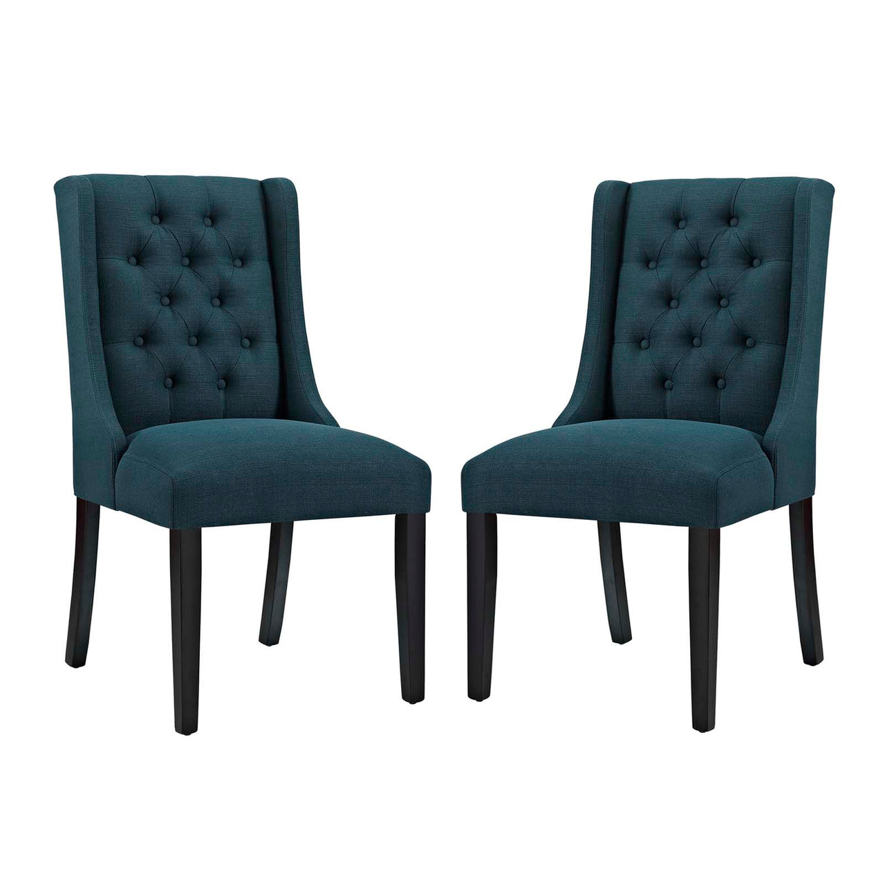 Bellarett Fabric Dining Chair Set of 2, Azure