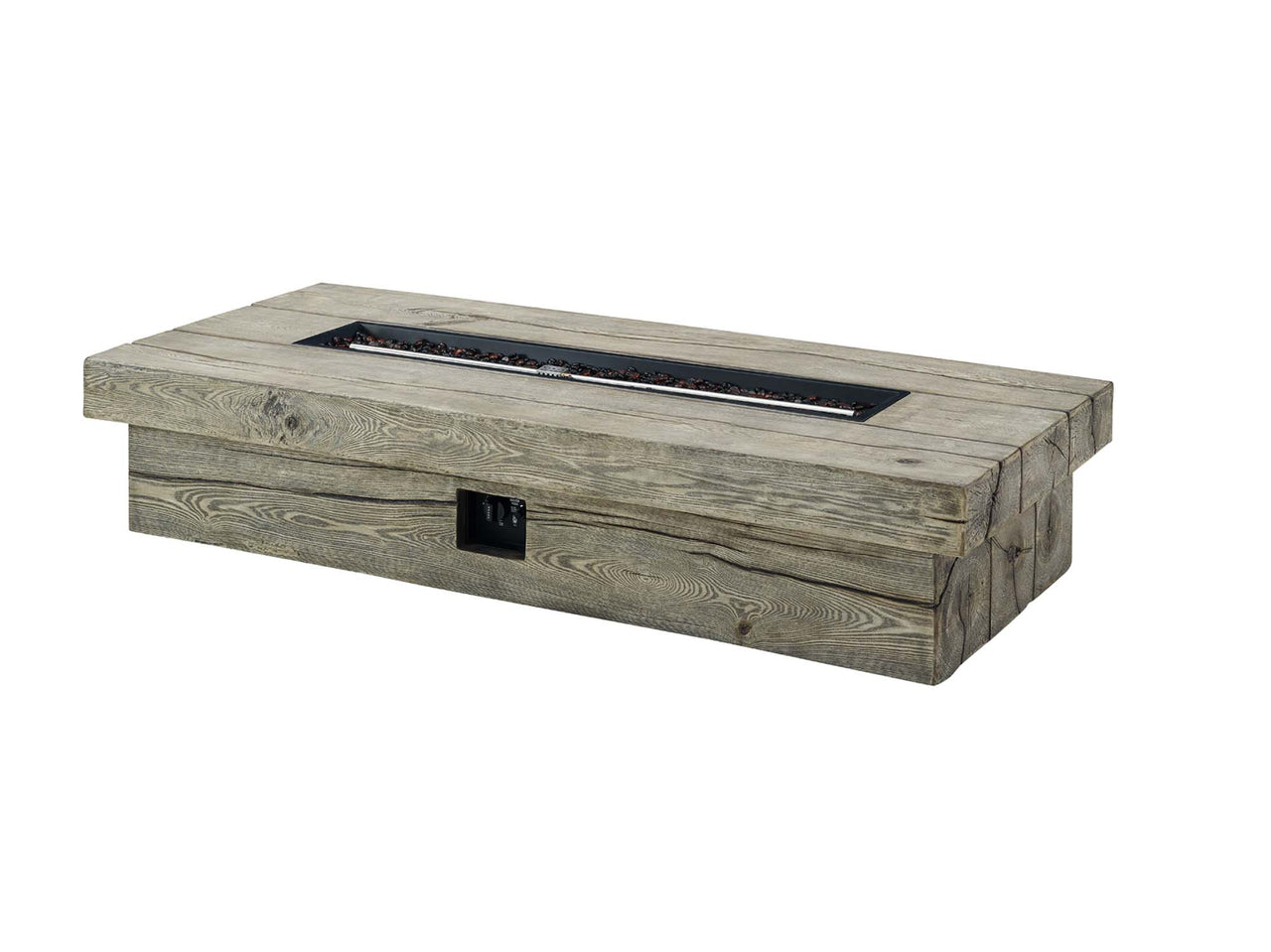 Stormwood Fire Pit Table, Light Gray
