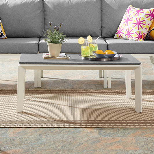 Ocevara Alfresco Coffee Table, White
