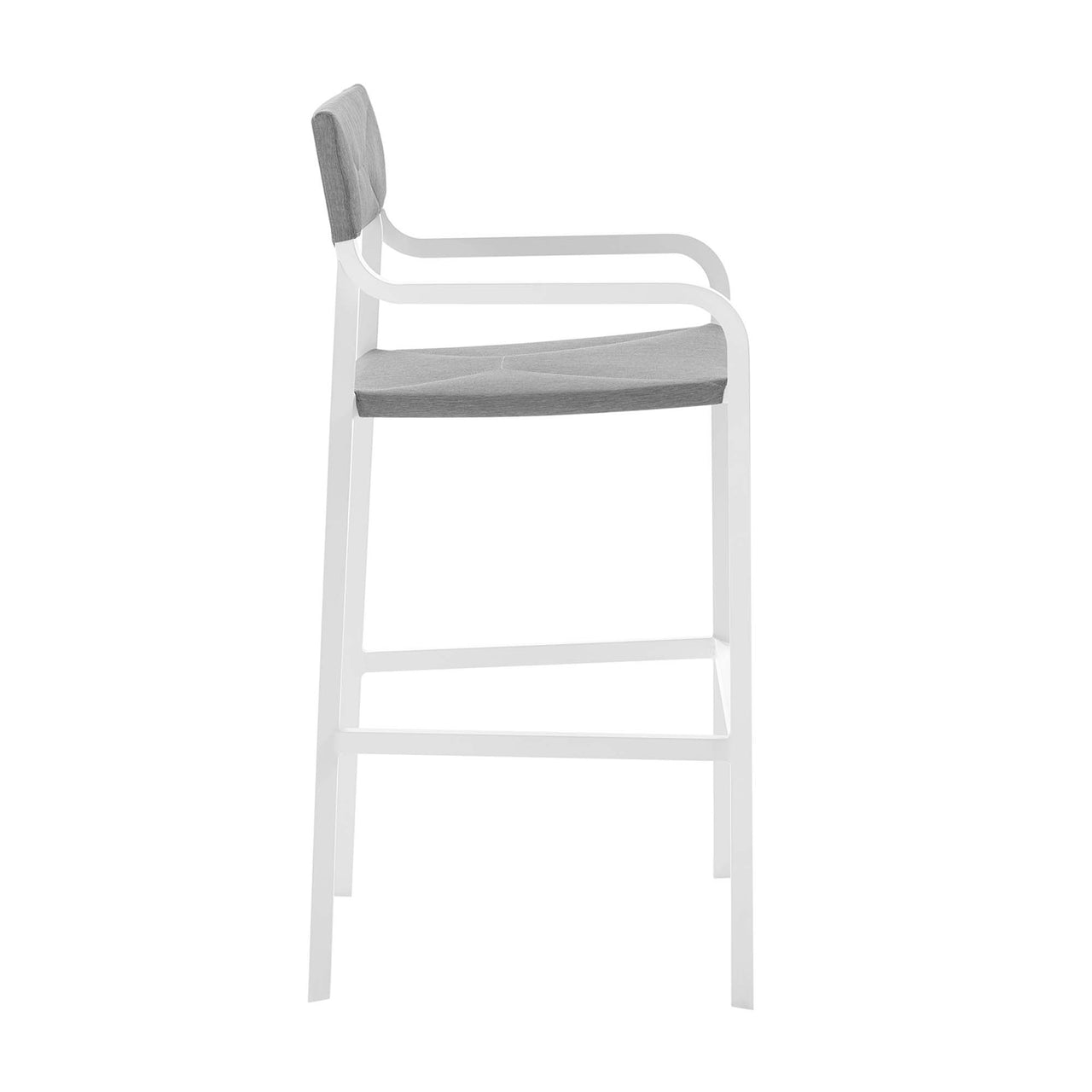 Caelen Alfresco Bar Stool, Gray