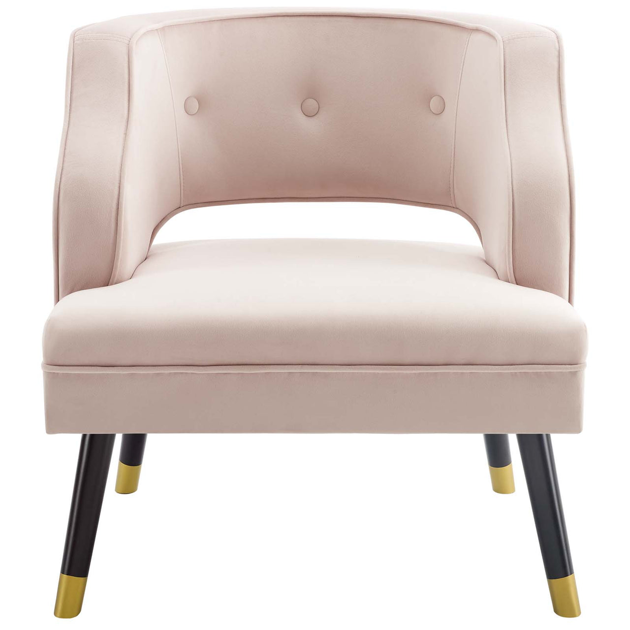 Domyra Velvet Armchair, Pink