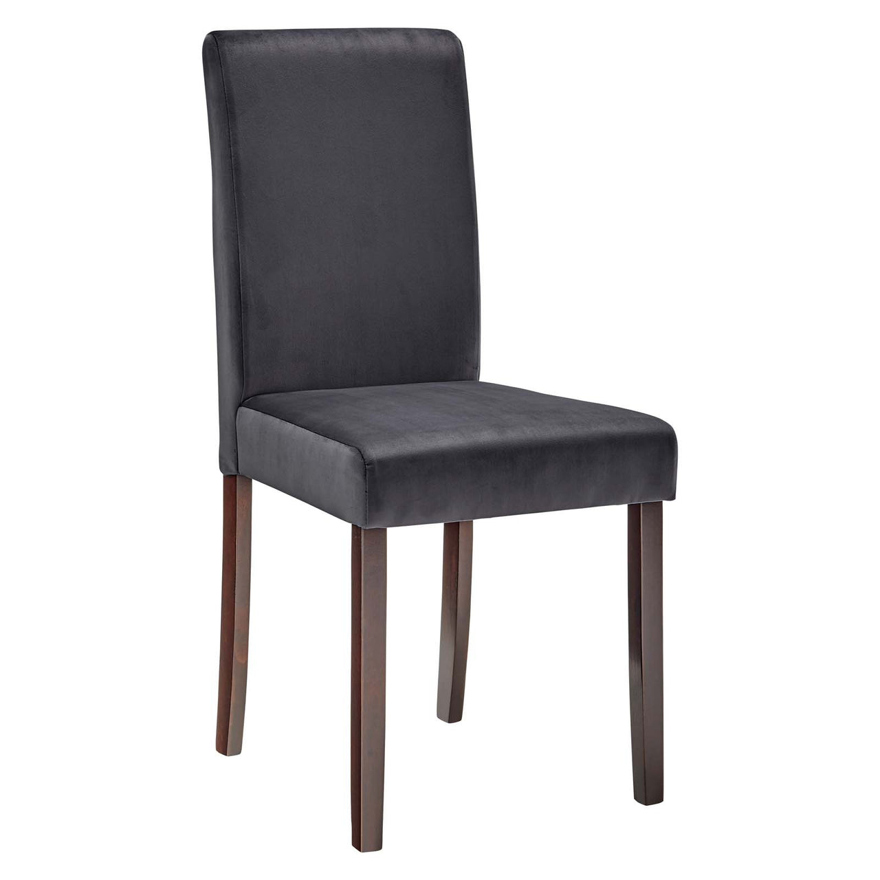 Regale Velvet Dining Chair Set of 2, Gray