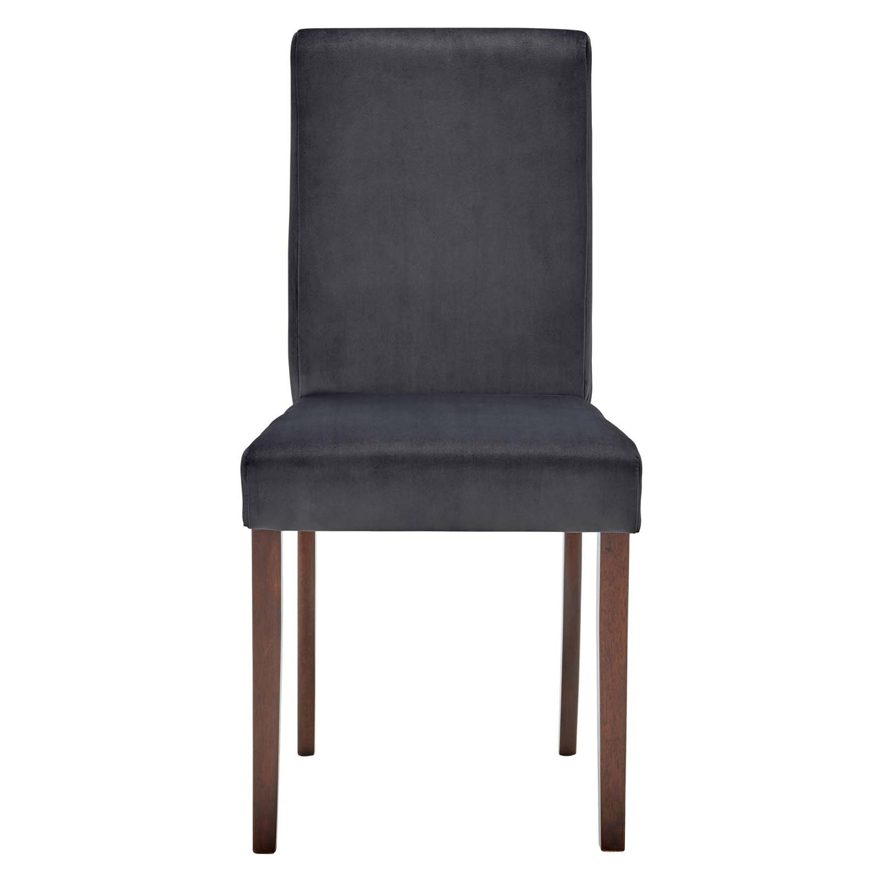 Regale Velvet Dining Chair Set of 2, Gray
