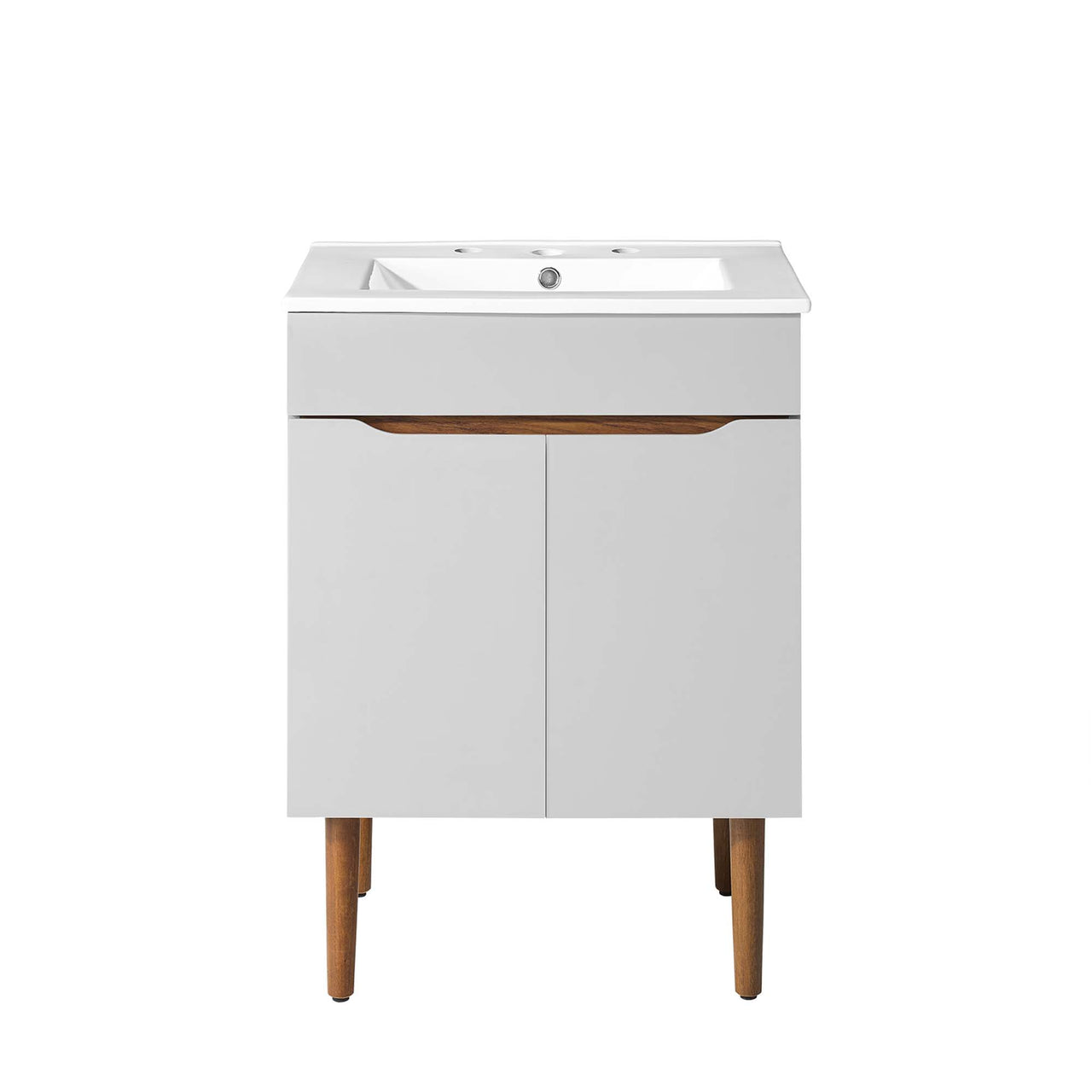 Arwyn Vanity Unit, Gray & White