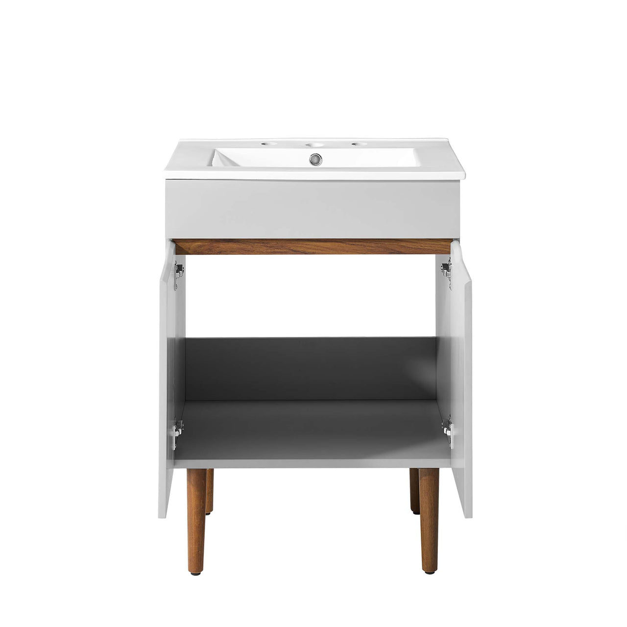 Arwyn Vanity Unit, Gray & White