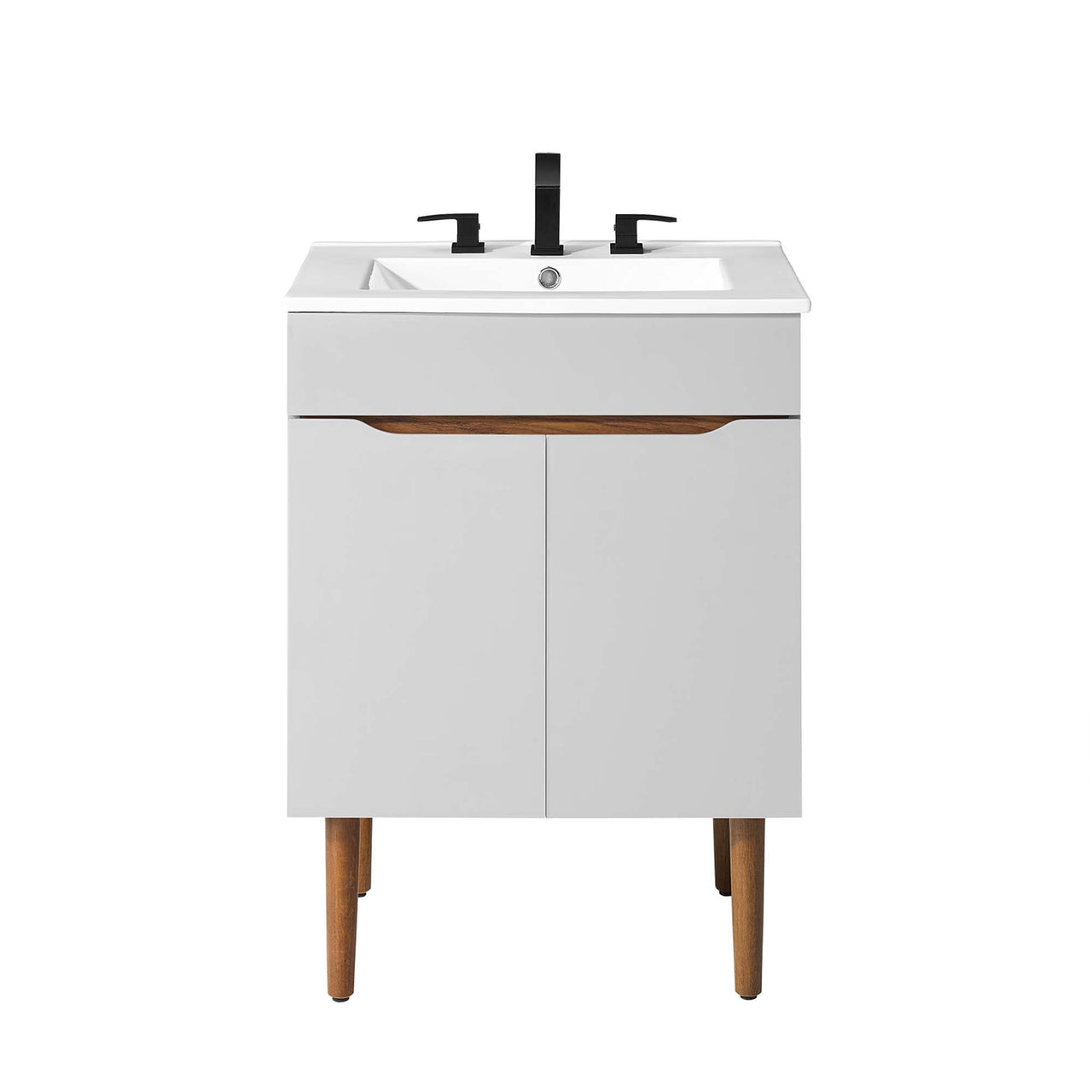 Arwyn Vanity Unit, Gray & White