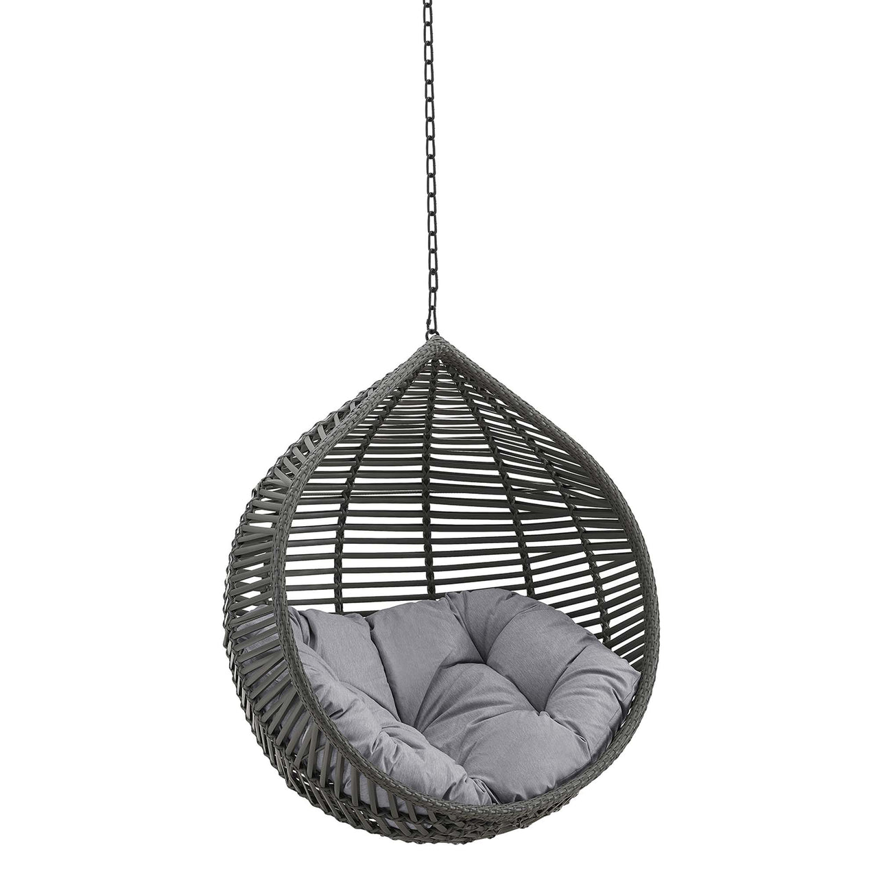 Cocoon Teardrop Alfresco Swing Chair w/o Stand, Gray