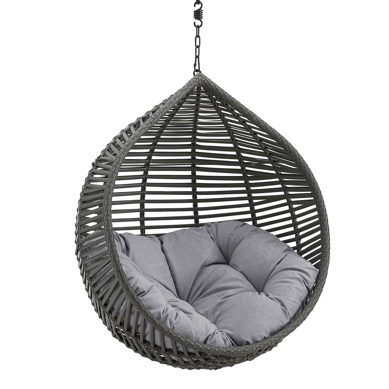 Cocoon Teardrop Alfresco Swing Chair w/o Stand, Gray